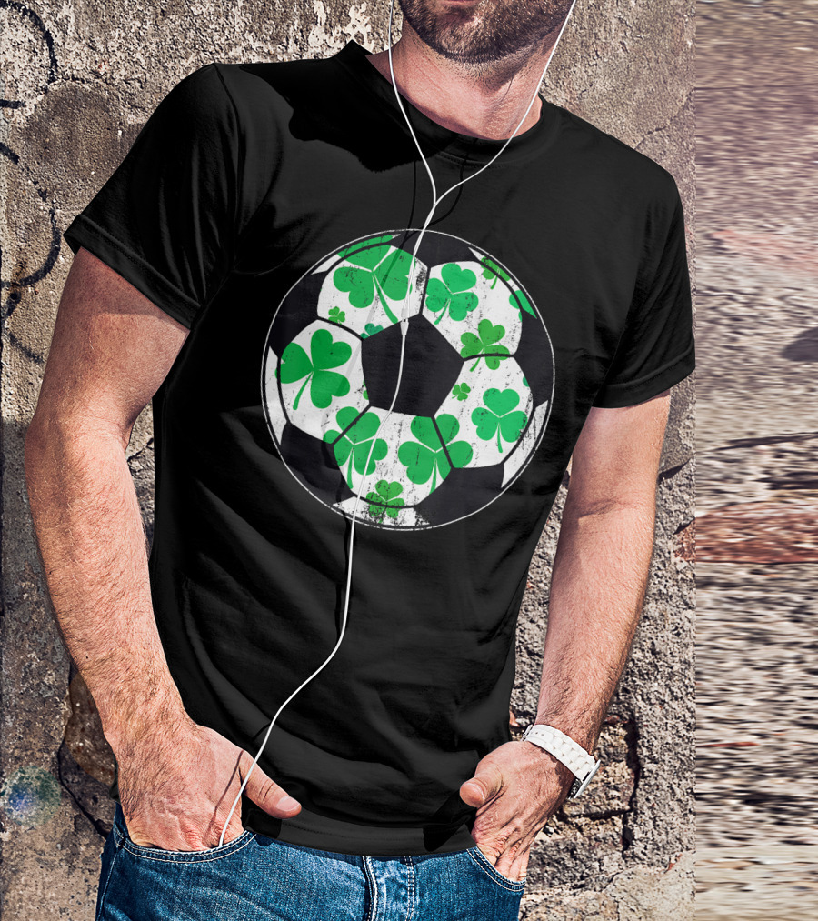 Shamrock Soccer Ball St Patrick's Day T-Shirt