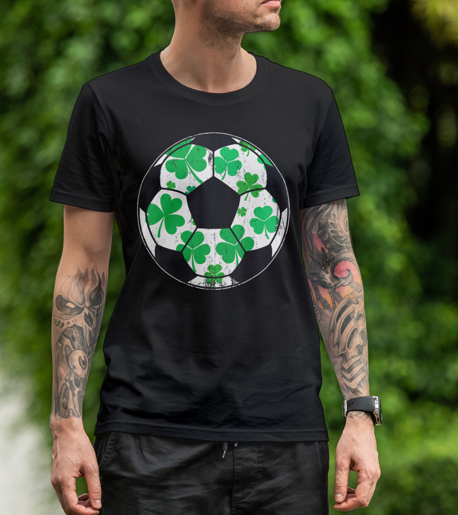 Shamrock Soccer Ball St Patrick's Day T-Shirt