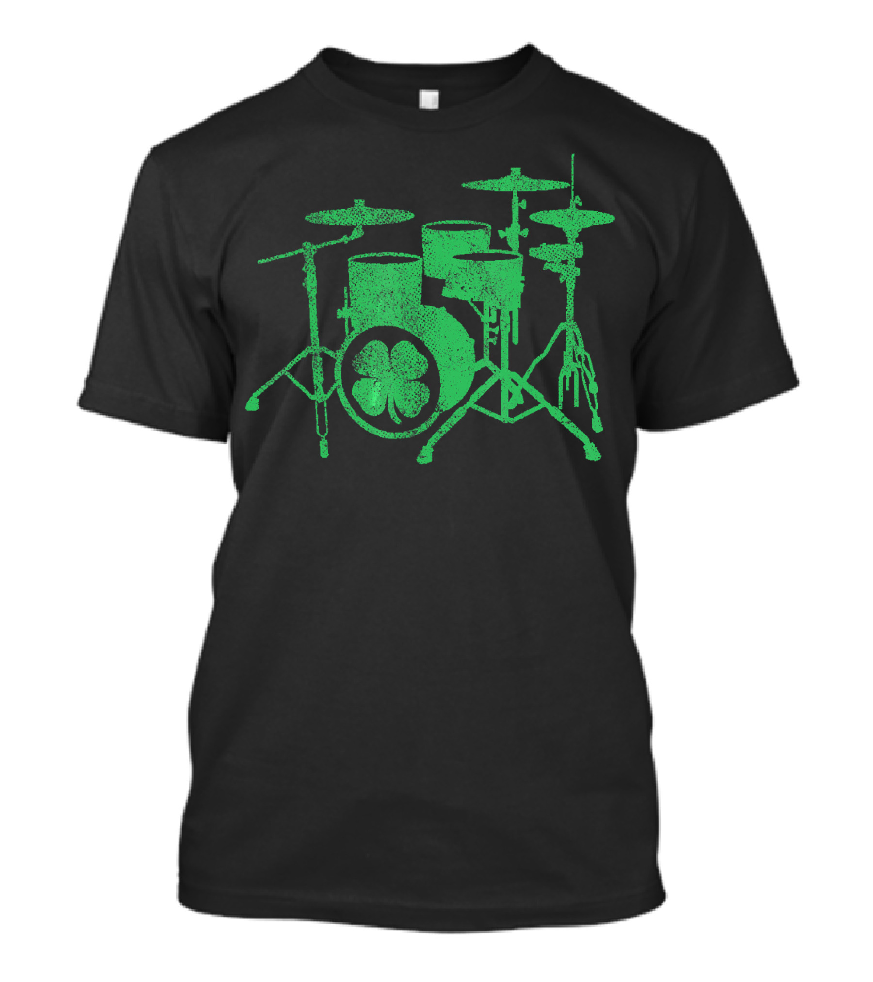 St Patrick's Day Irish Green Drum Kit With Shamrock T-Shirt