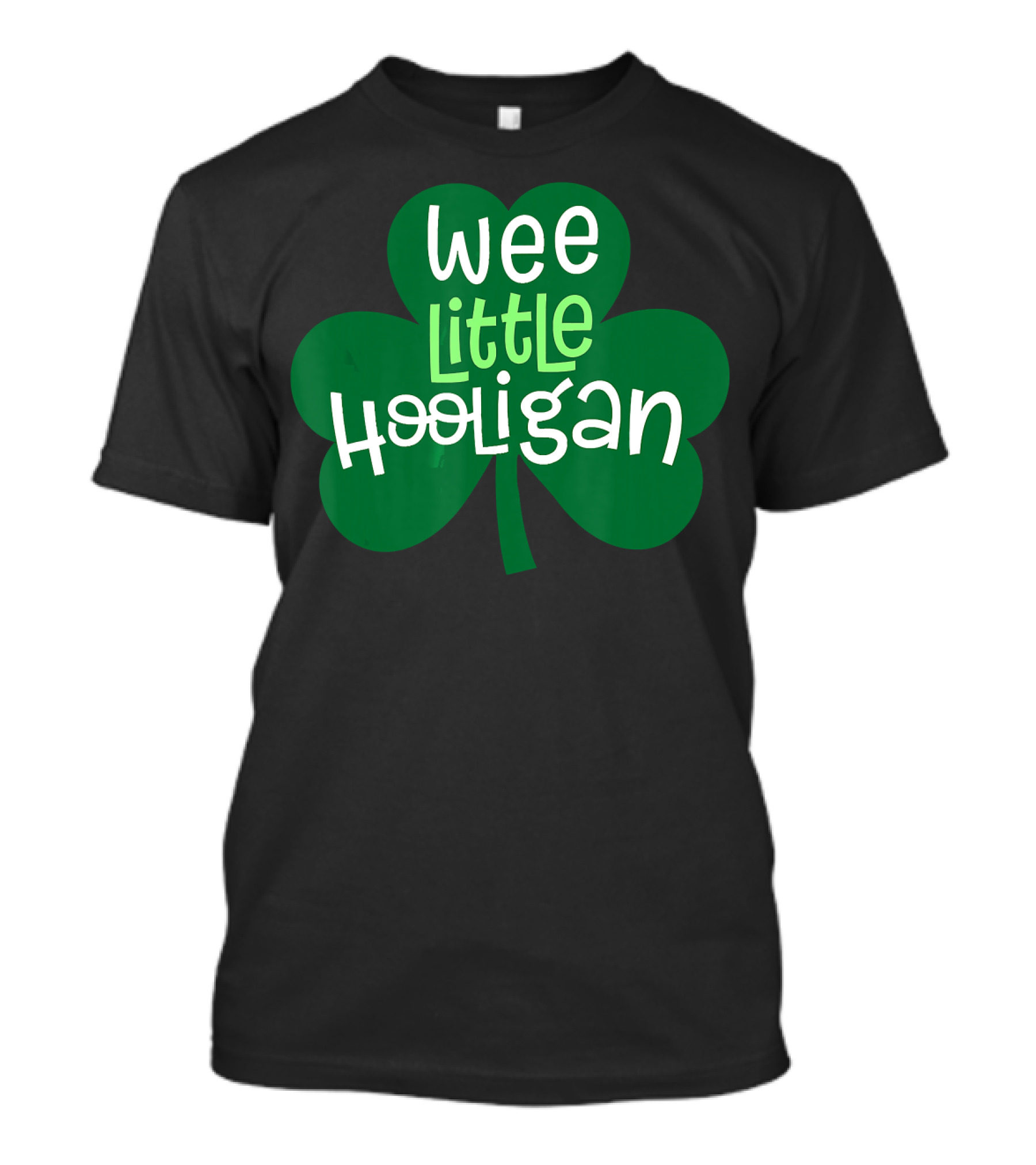 Wee Little Hooligan Shamrock St Patrick's Day T-Shirt