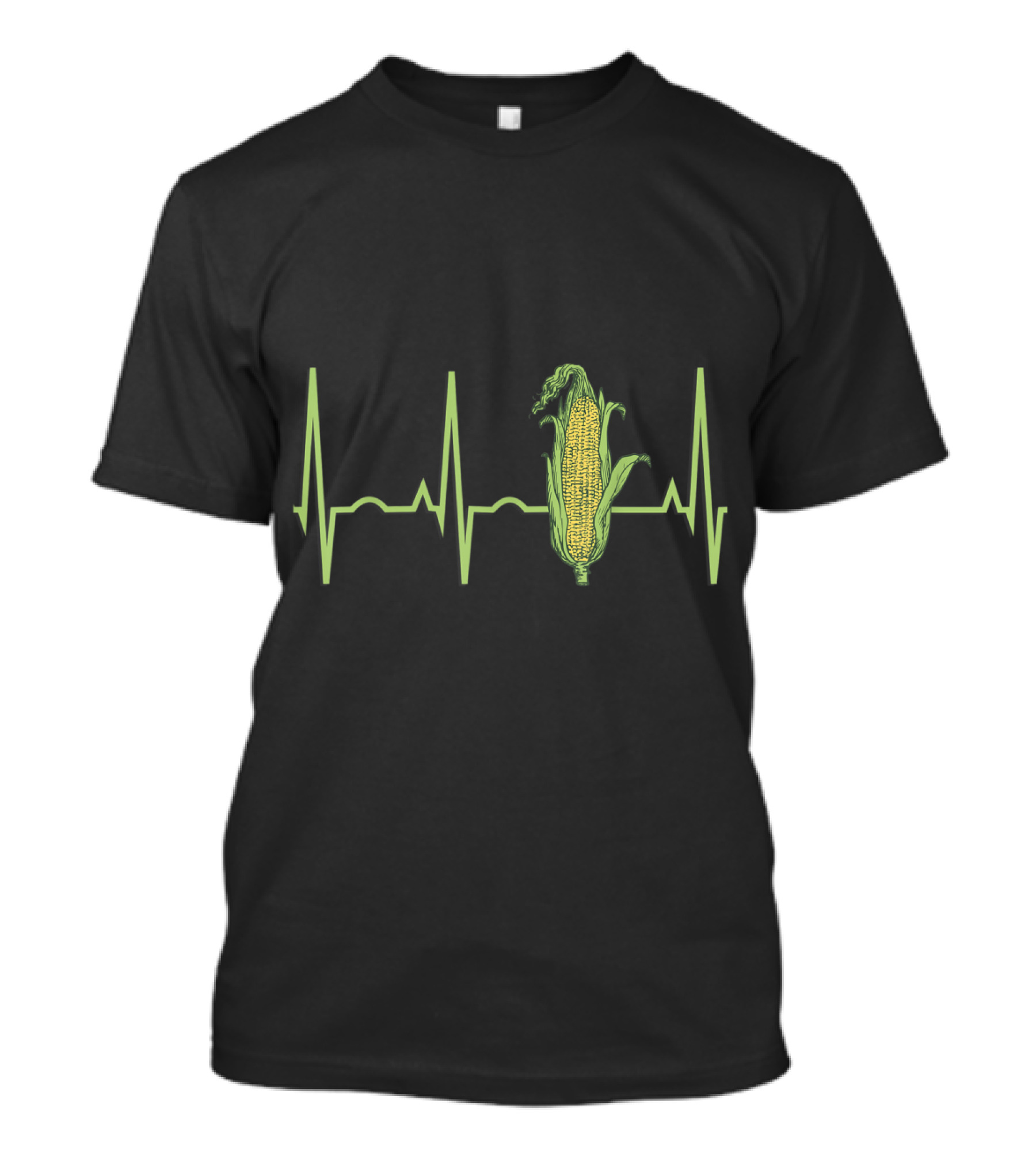 Corn Heartbeat Best For Corn Farmers Pulsing With Corn Love T-Shirt