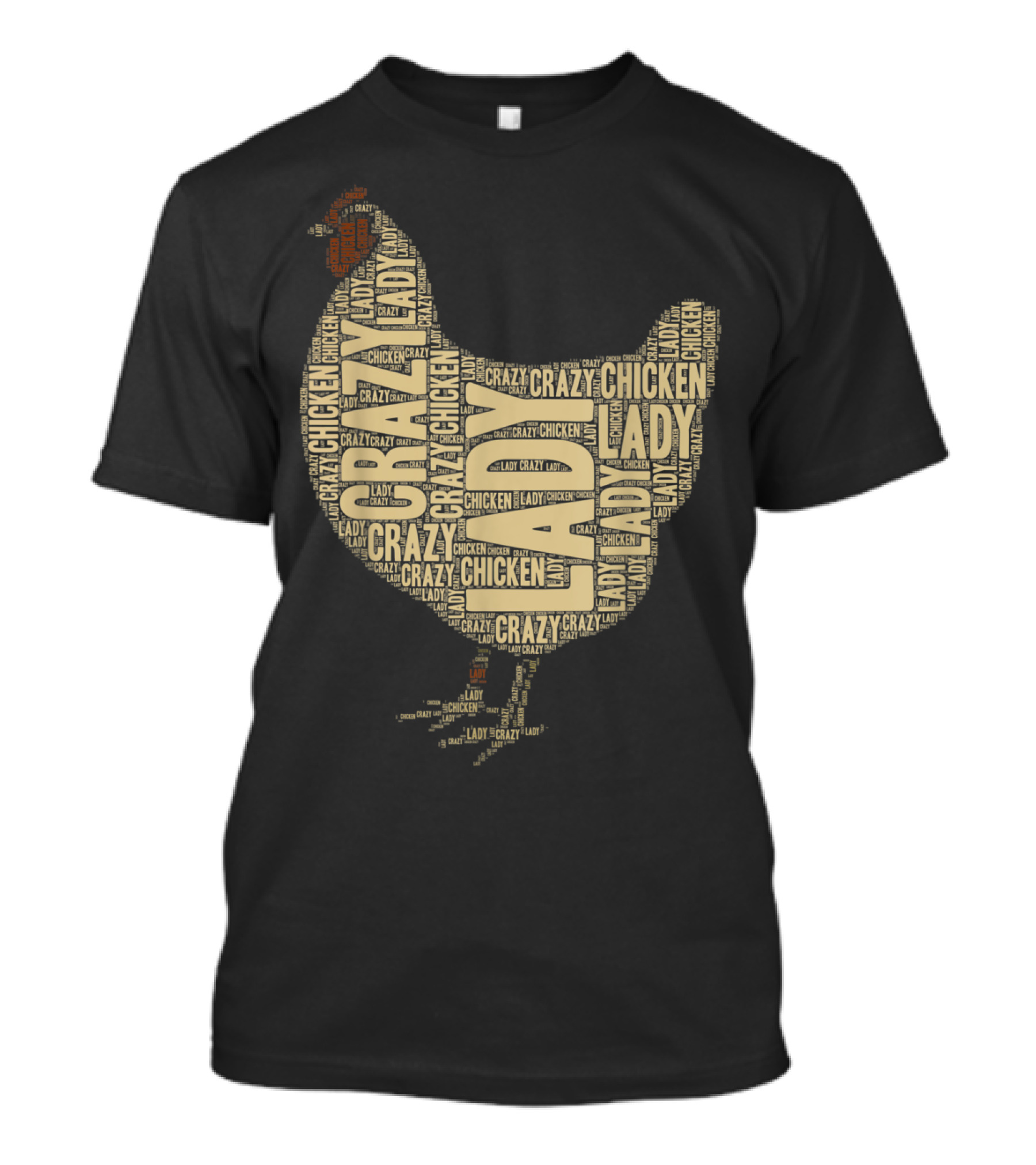 Crazy Chicken Lady Farmer Fun Women's Farming T-Shirt