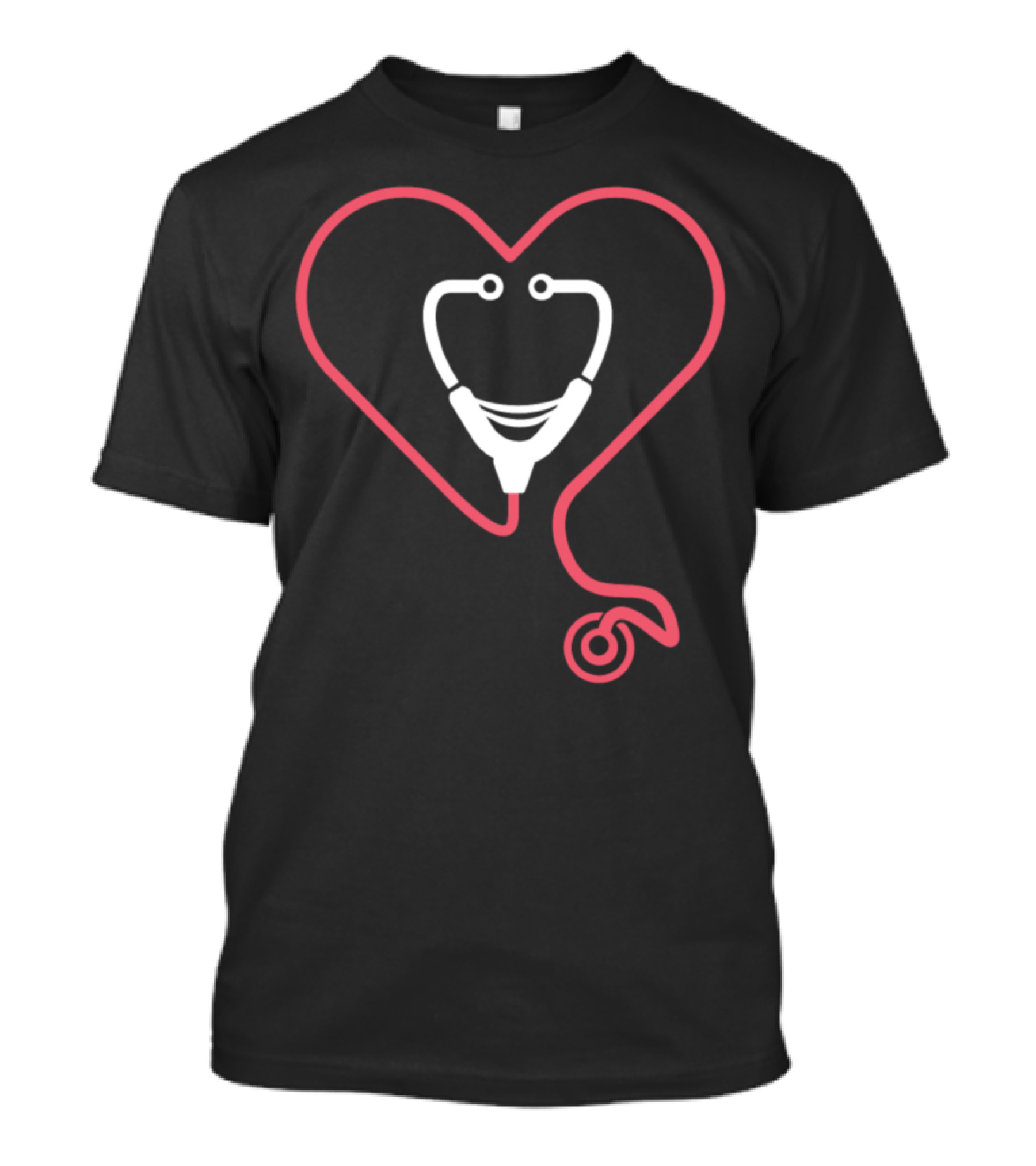 Cute Medical Student Heart Stethoscope School T-Shirt