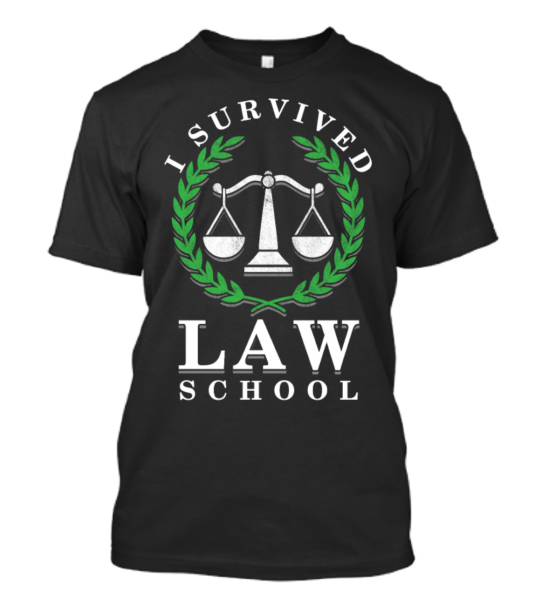I Survived Law School Scales Of Justice T-Shirt