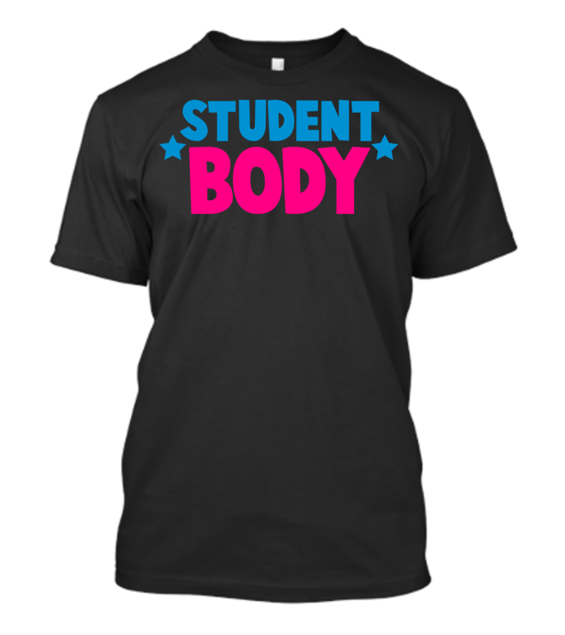 Student Body College Theme Bold Text Design Student-Shirt T-Shirt