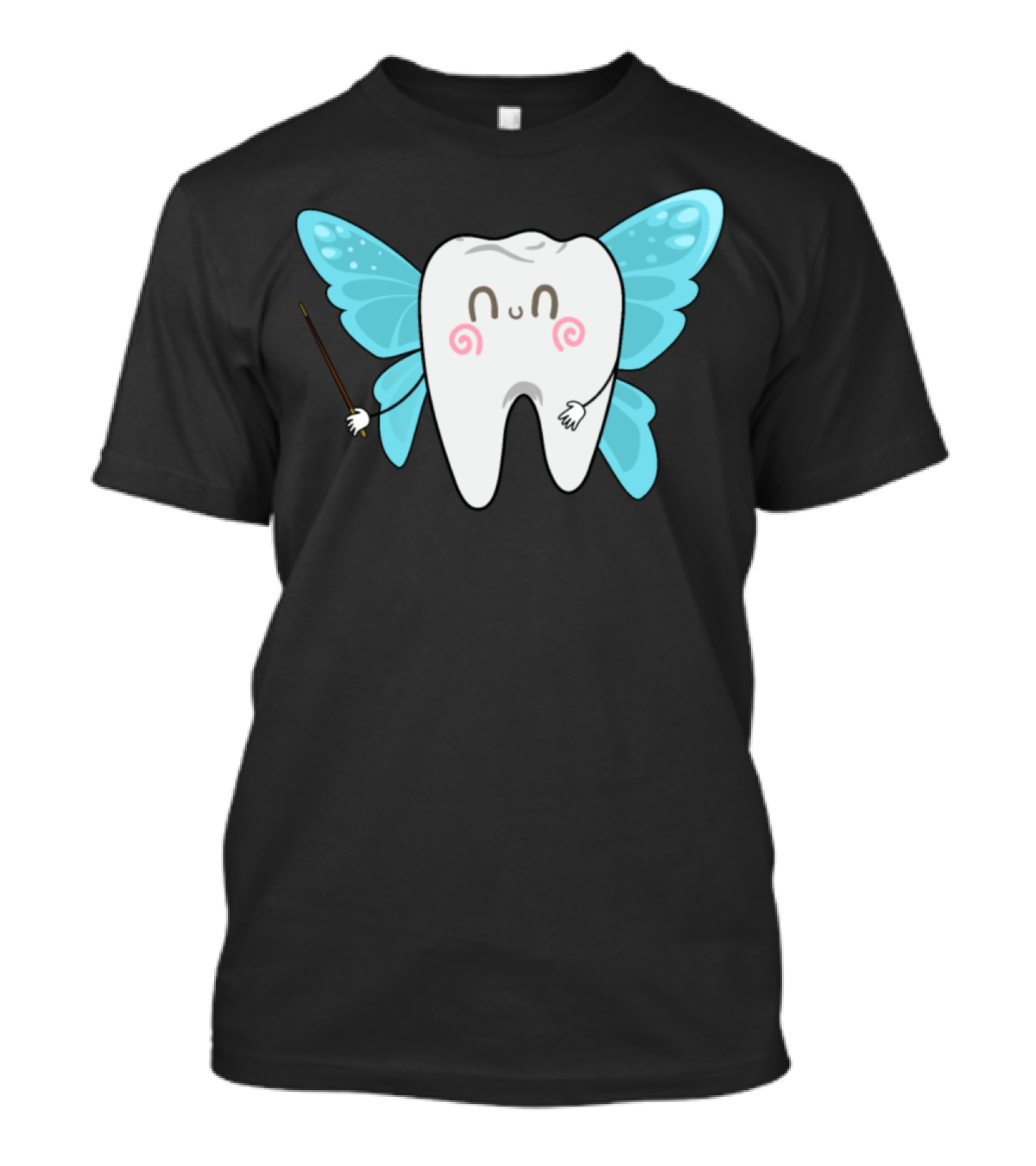 Tooth Fairy Dental Assistant Dentist With Cute Tooth Fairy T-Shirt