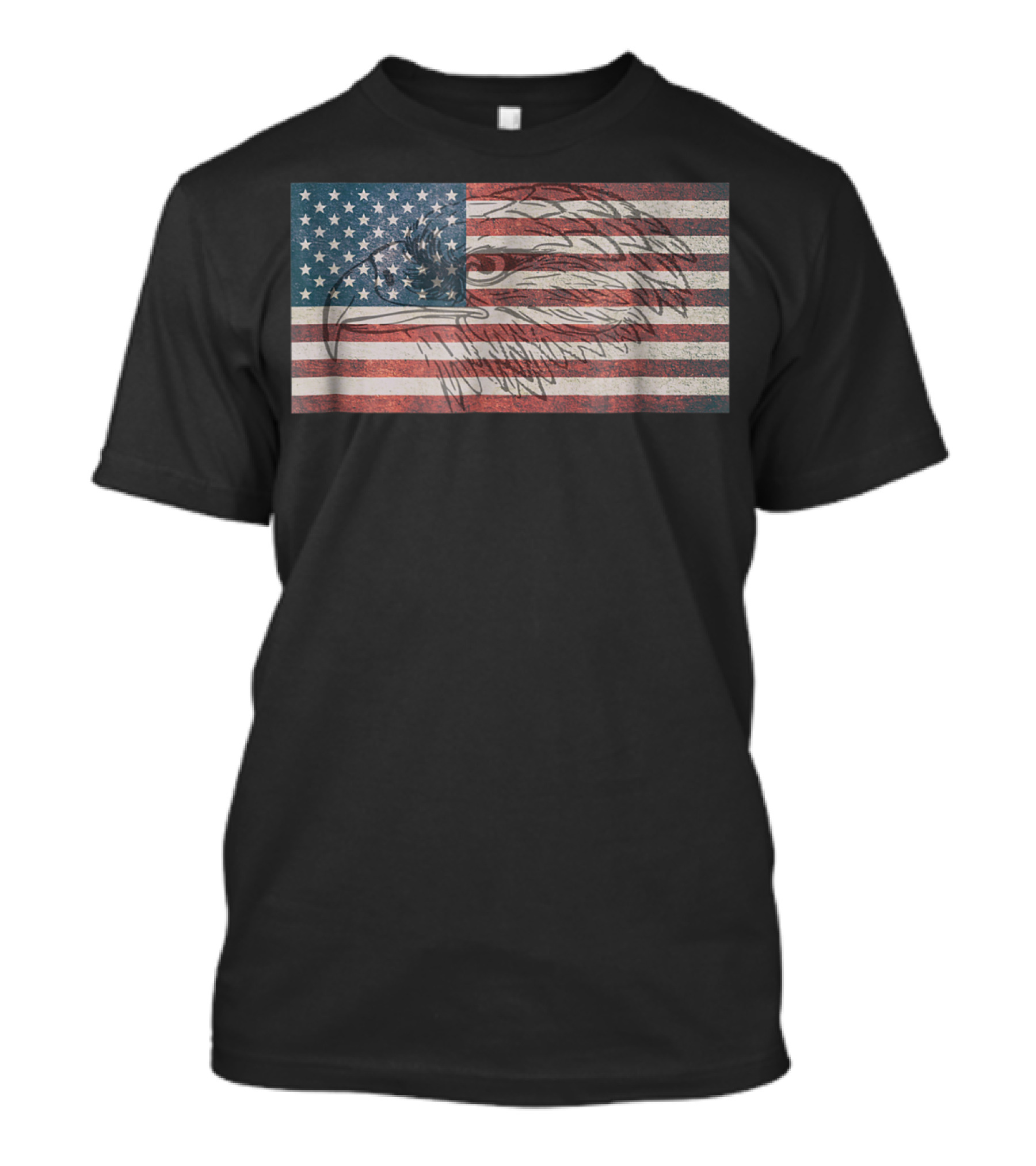American Flag Eagle USA Patriotic T-Shirt