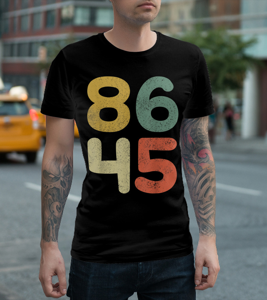 86 45 Anti Trump Resist Impeachment Dump Trump T-Shirt