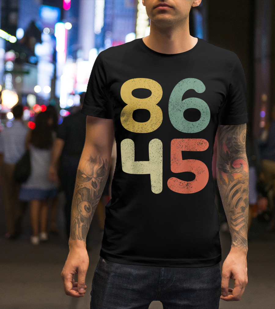 86 45 Anti Trump Resist Impeachment Dump Trump T-Shirt