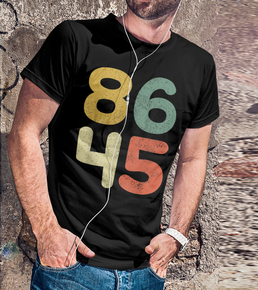 86 45 Anti Trump Resist Impeachment Dump Trump T-Shirt