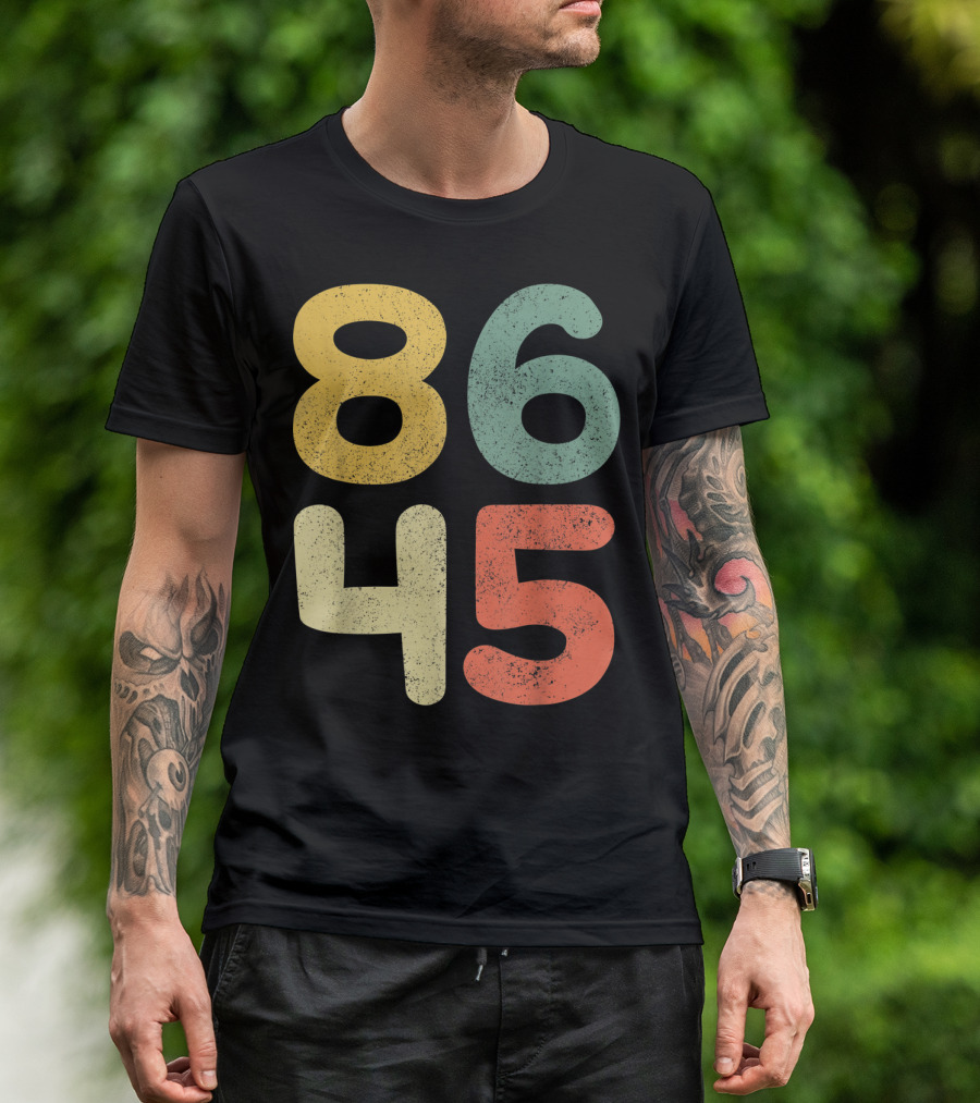 86 45 Anti Trump Resist Impeachment Dump Trump T-Shirt