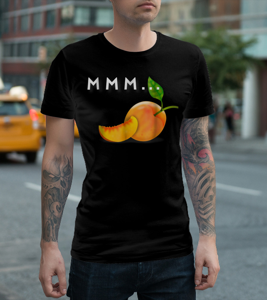 MMM Fruity Antitrump Impeach Patriotic Peach T-Shirt