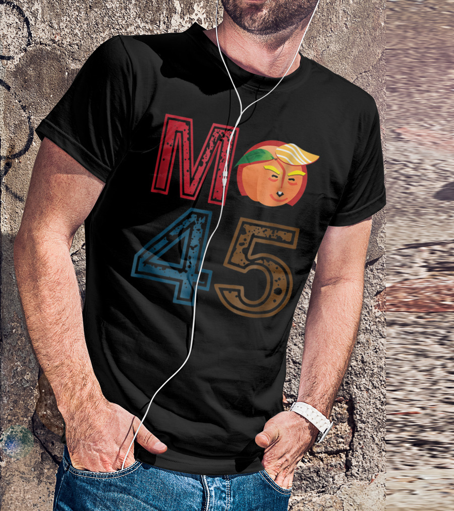 M Peach 45 Funny Impeach Trump Anti Trump T-Shirt