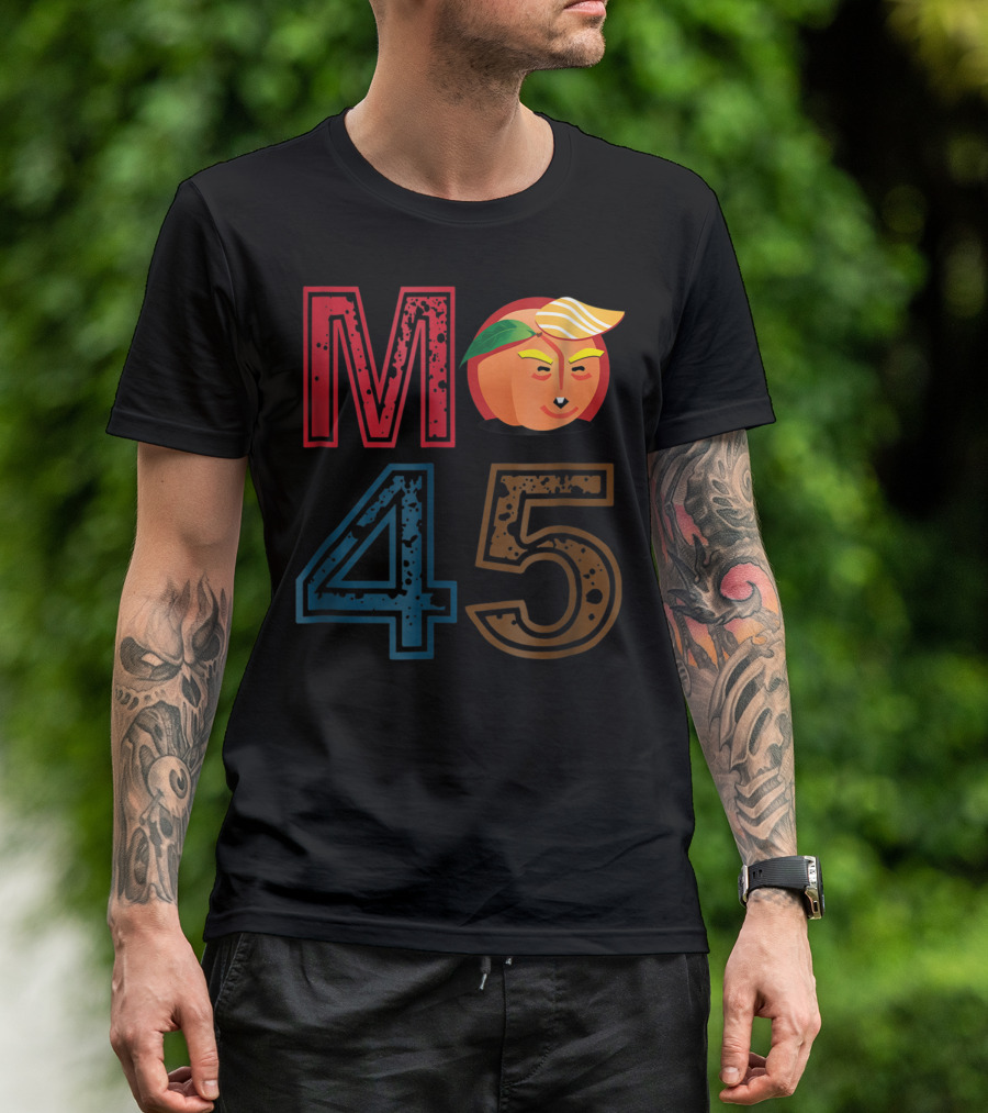 M Peach 45 Funny Impeach Trump Anti Trump T-Shirt