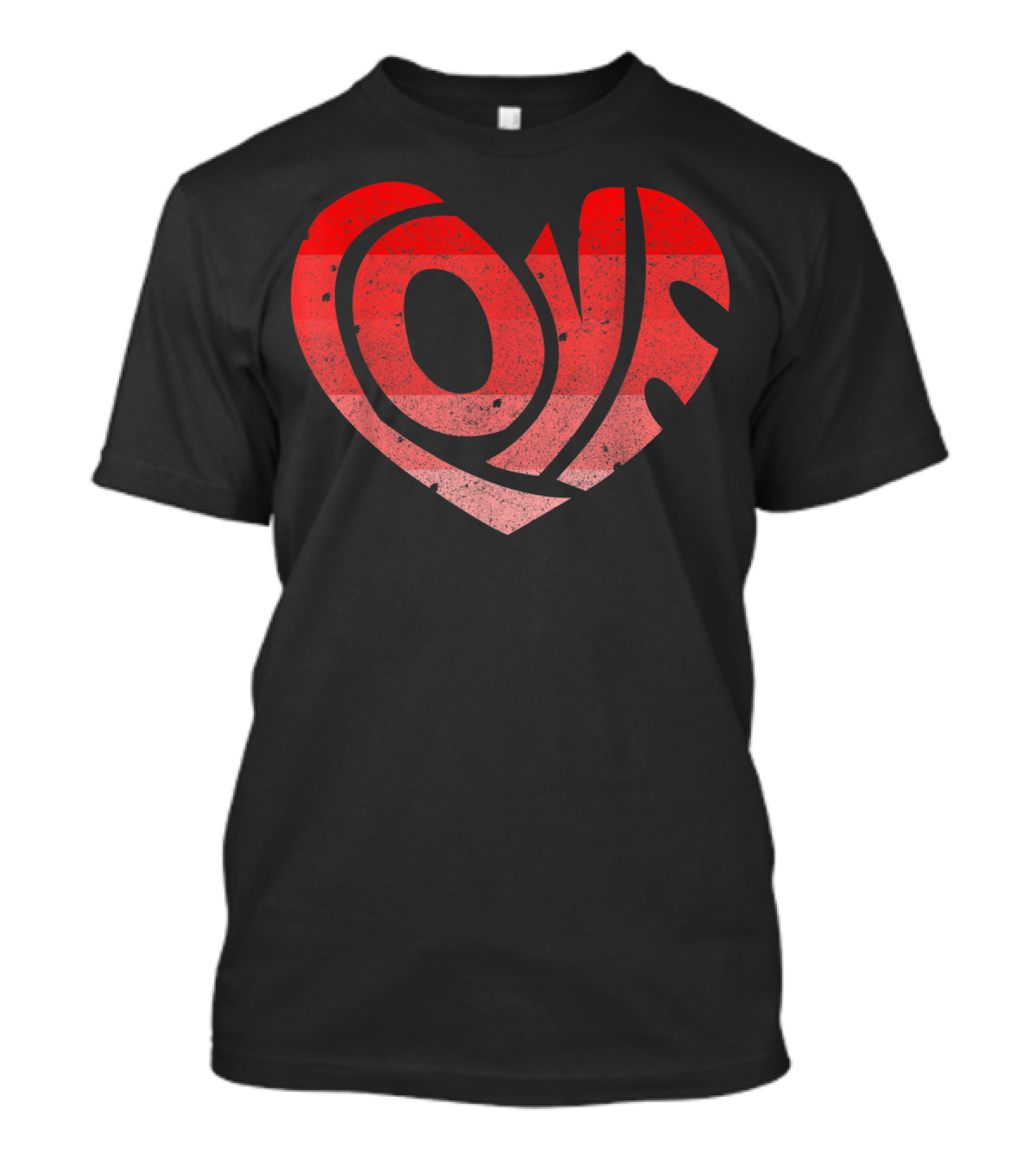 Love Heart Retro Valentine Great Valentines Day T-Shirt