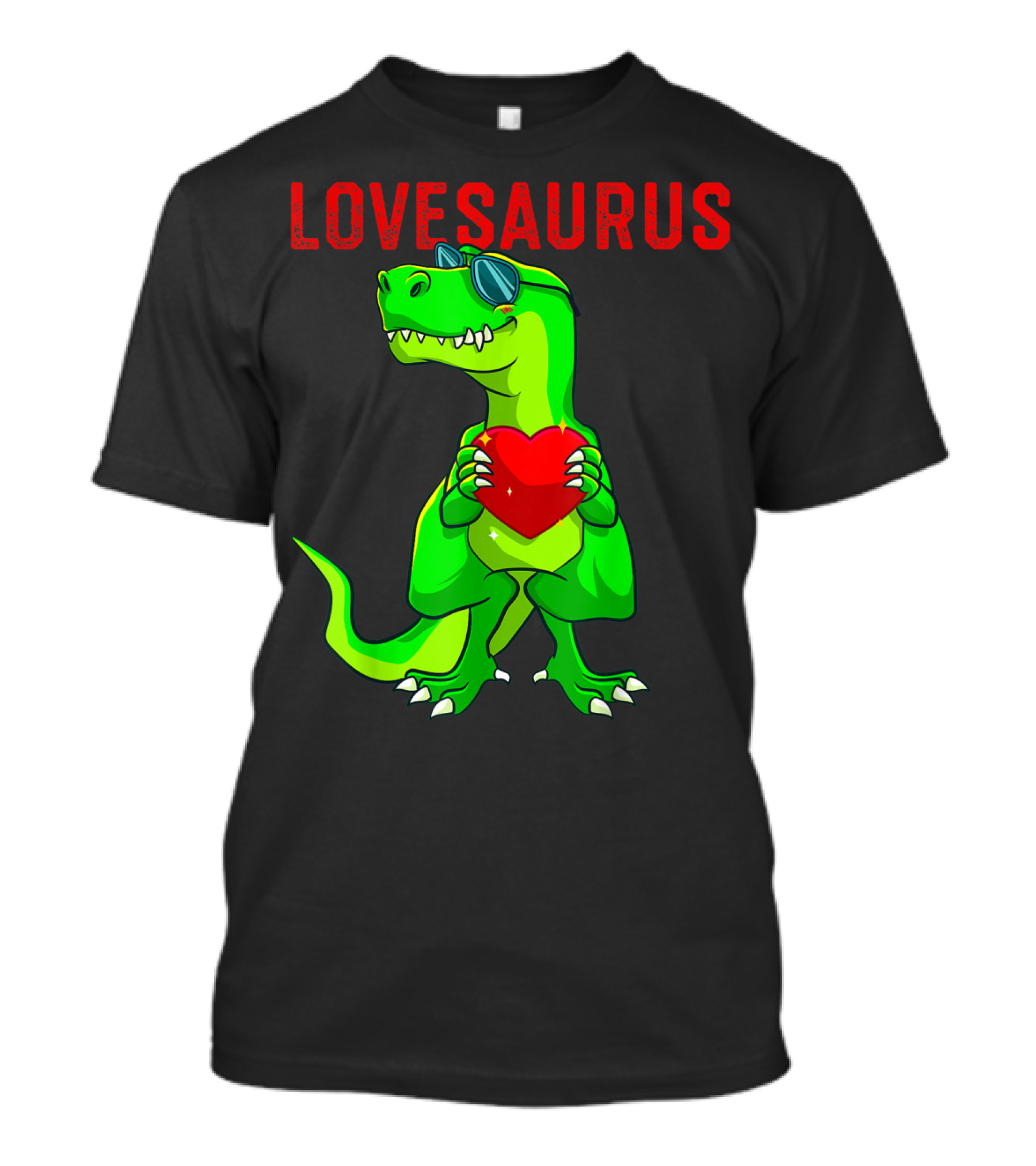Lovesaurus Dinosaur Rex Boys Valentine T-Shirt