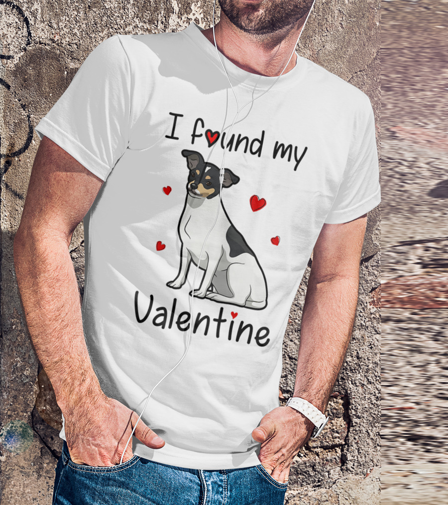 I Found My Valentine Rat Terrier Mom Mama T-Shirt
