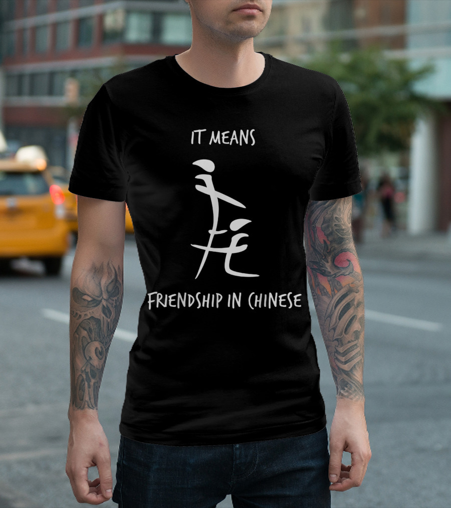 It Means Friendship in Chinese Valentine's Day T-Shirt