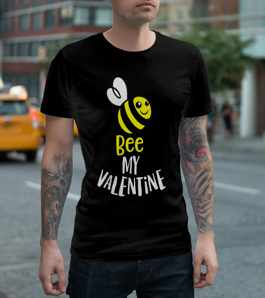 Bee My Valentine Cute Bumblebee Valentine's Day Romantic T-Shirt