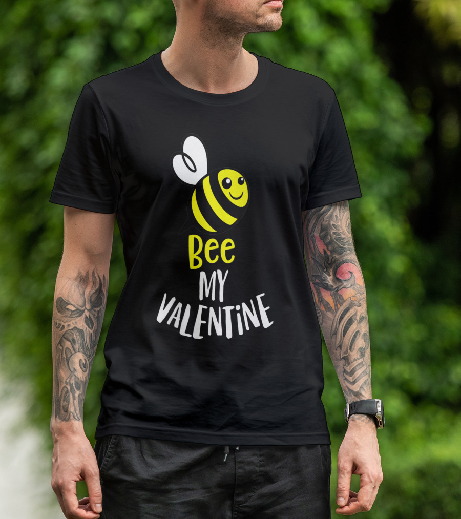 Bee My Valentine Cute Bumblebee Valentine's Day Romantic T-Shirt