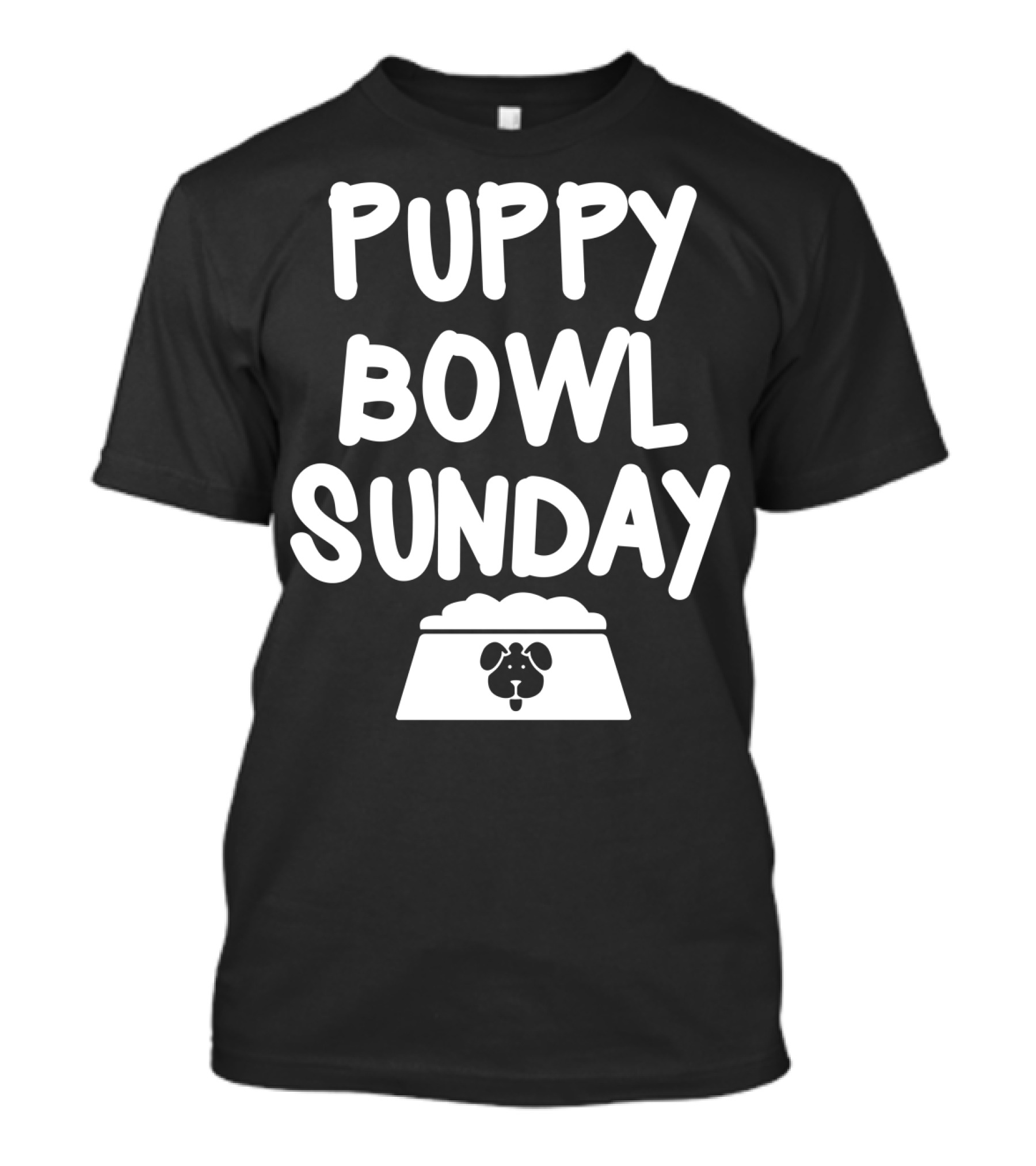 Puppy Bowl Sunday Cute Dog Lover Casual T-Shirt