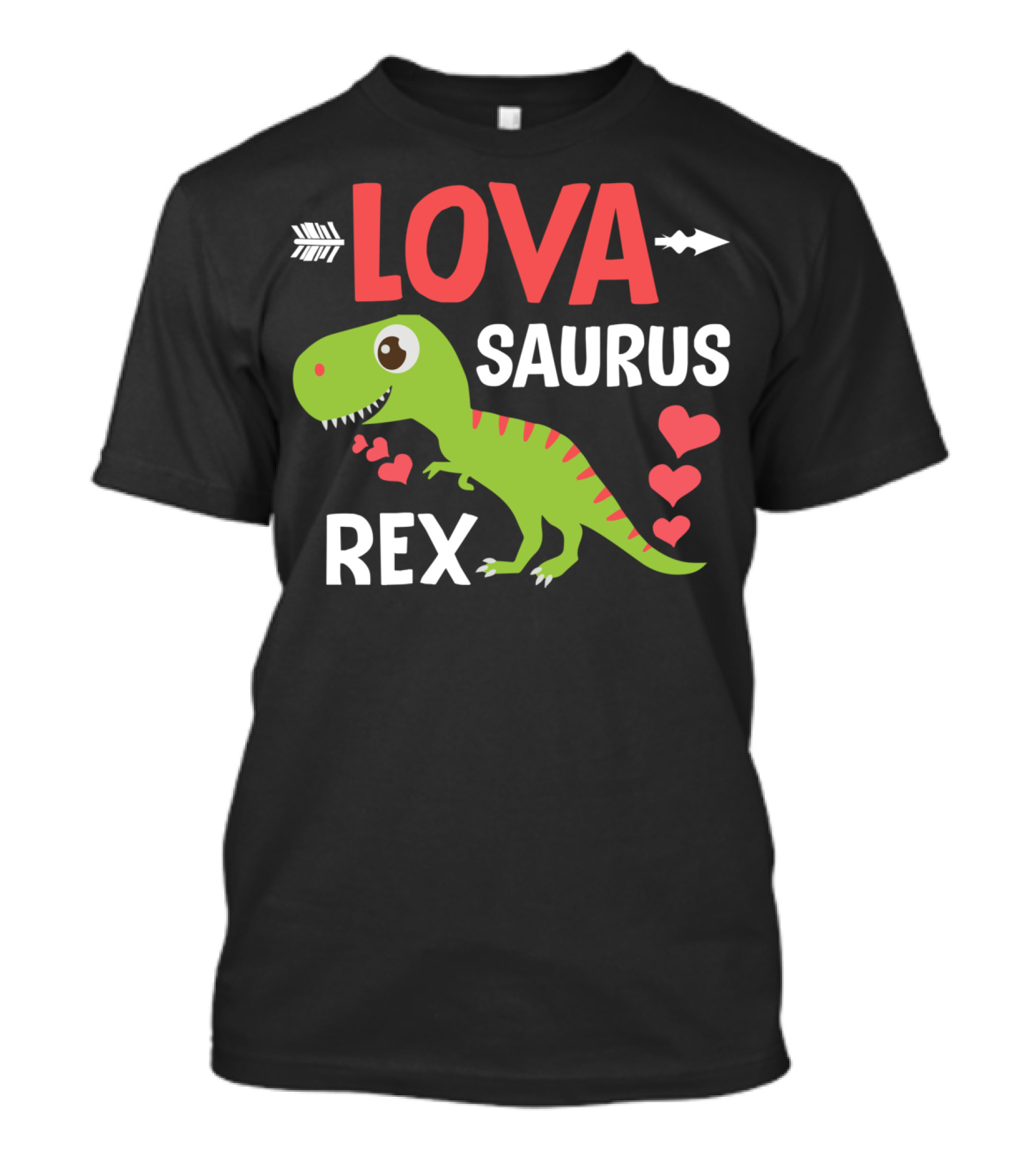 LOVE SAURUS REX Dinosaur Lover Valentine T-Shirt