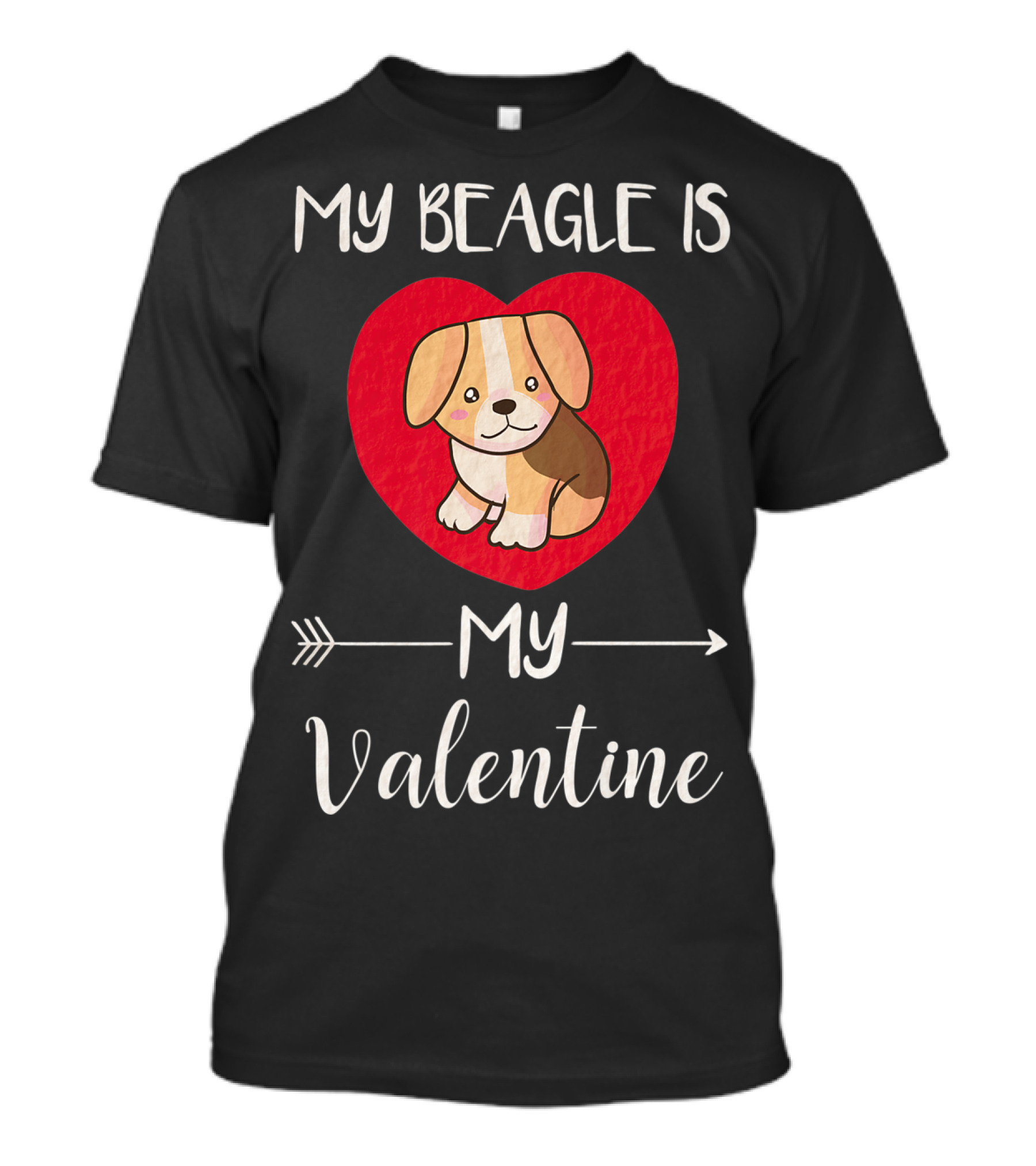 Valentine's Day Beagle My Valentine T-Shirt