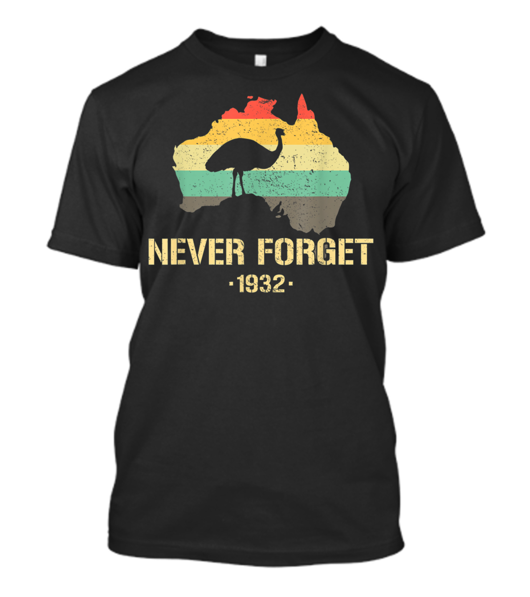 Never Forget 1932 Emu War Australia History T-Shirt