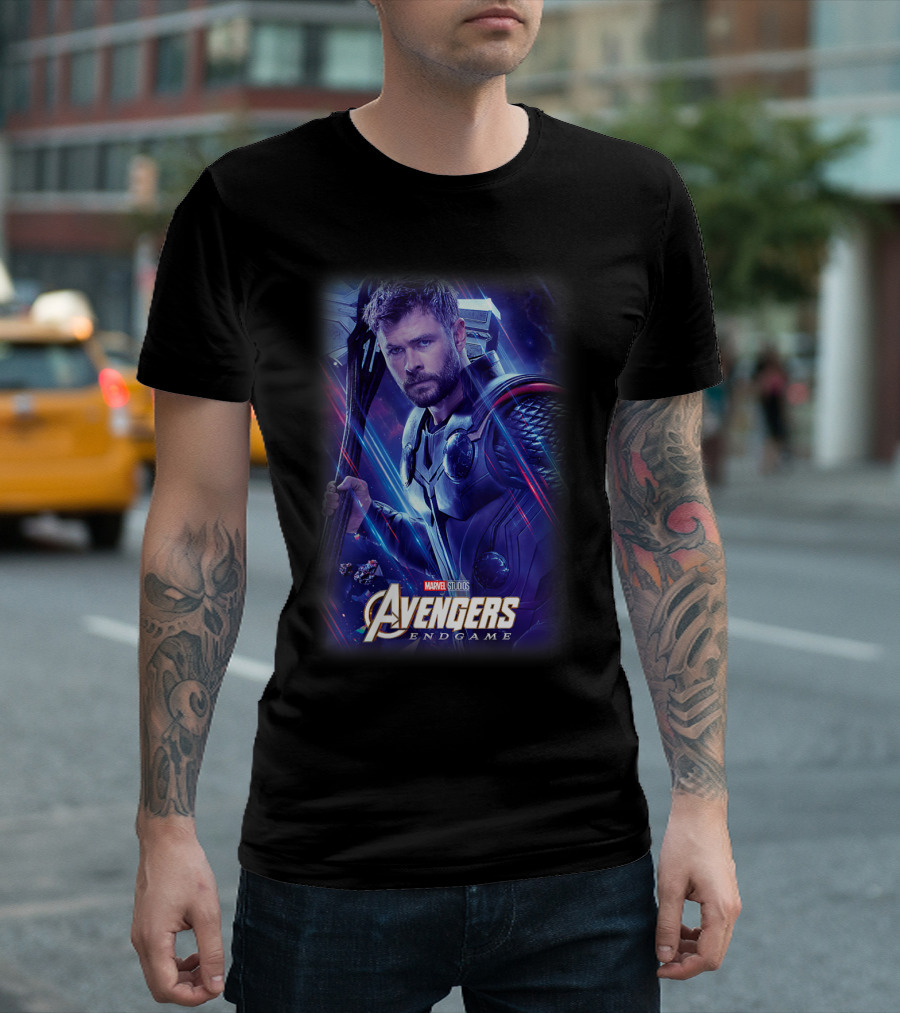 Marvel Studios Avengers Endgame Thor Norse Cosmic Warrior T-Shirt