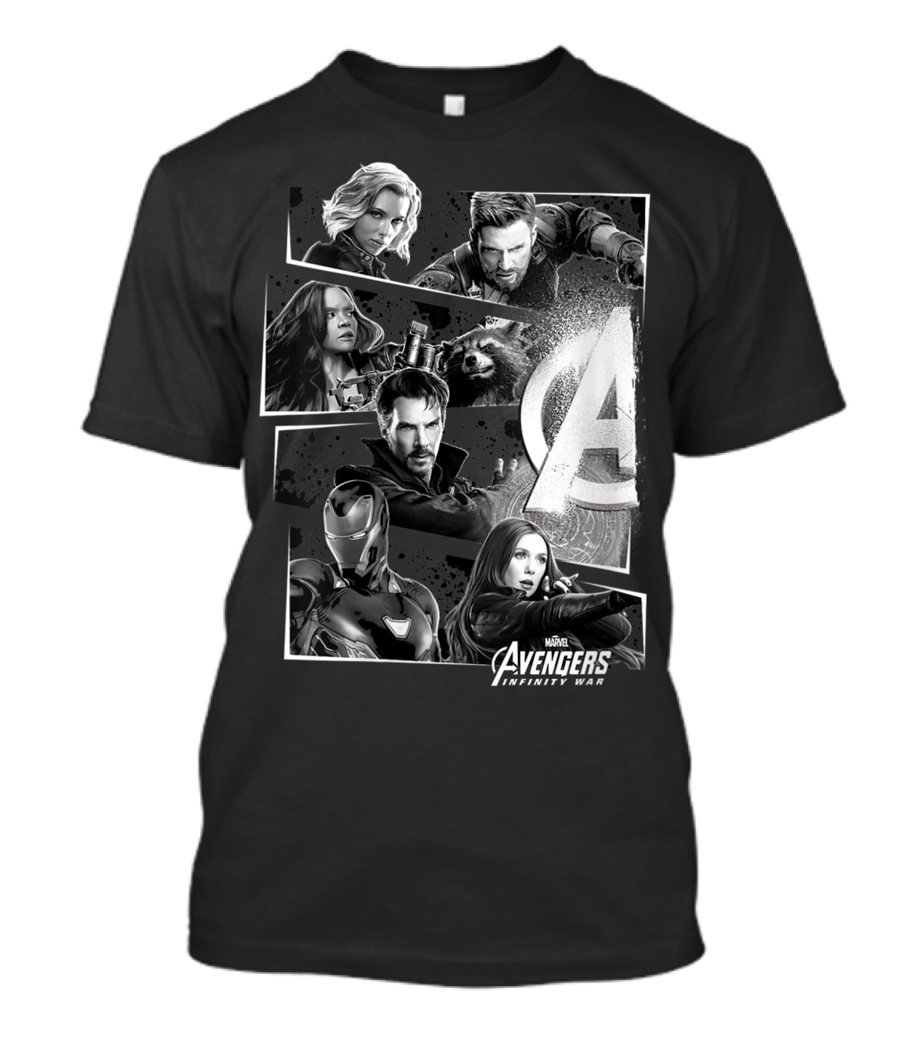 Marvel Avengers Infinity War Heroes Collage T-Shirt