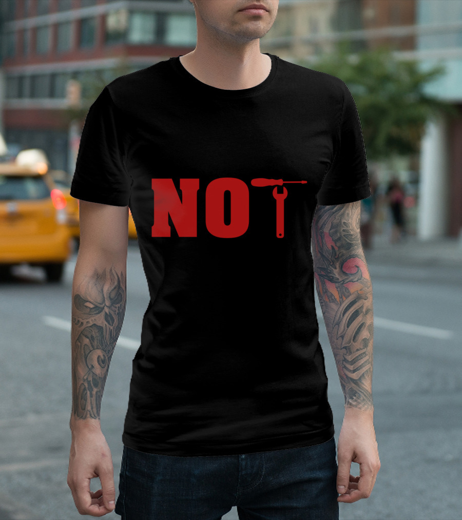 Built Not Bought with Screwdriver and Wrench Icons T-Shirt