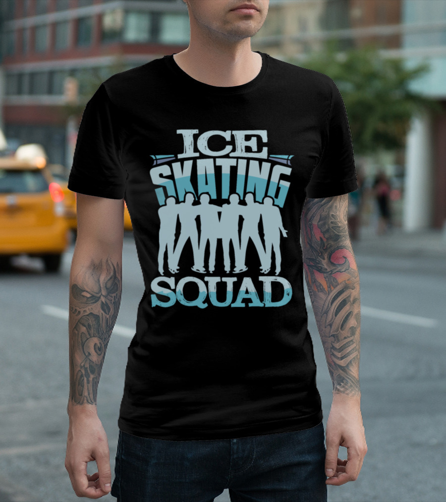 Ice Skating Squad Team Unity T-Shirt