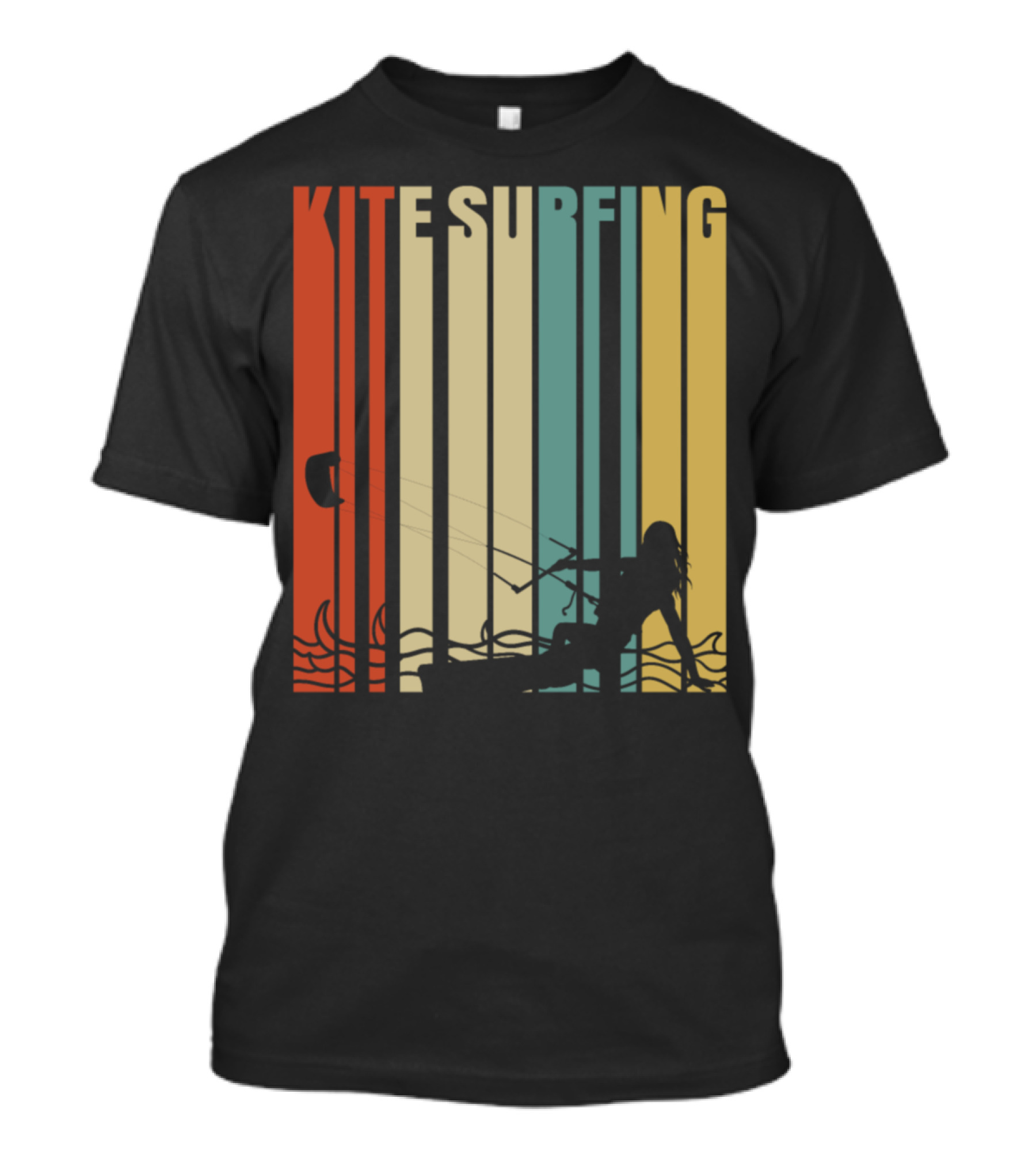 Kite Surfing Strong Air Lessons Eastern Vintage T-Shirt