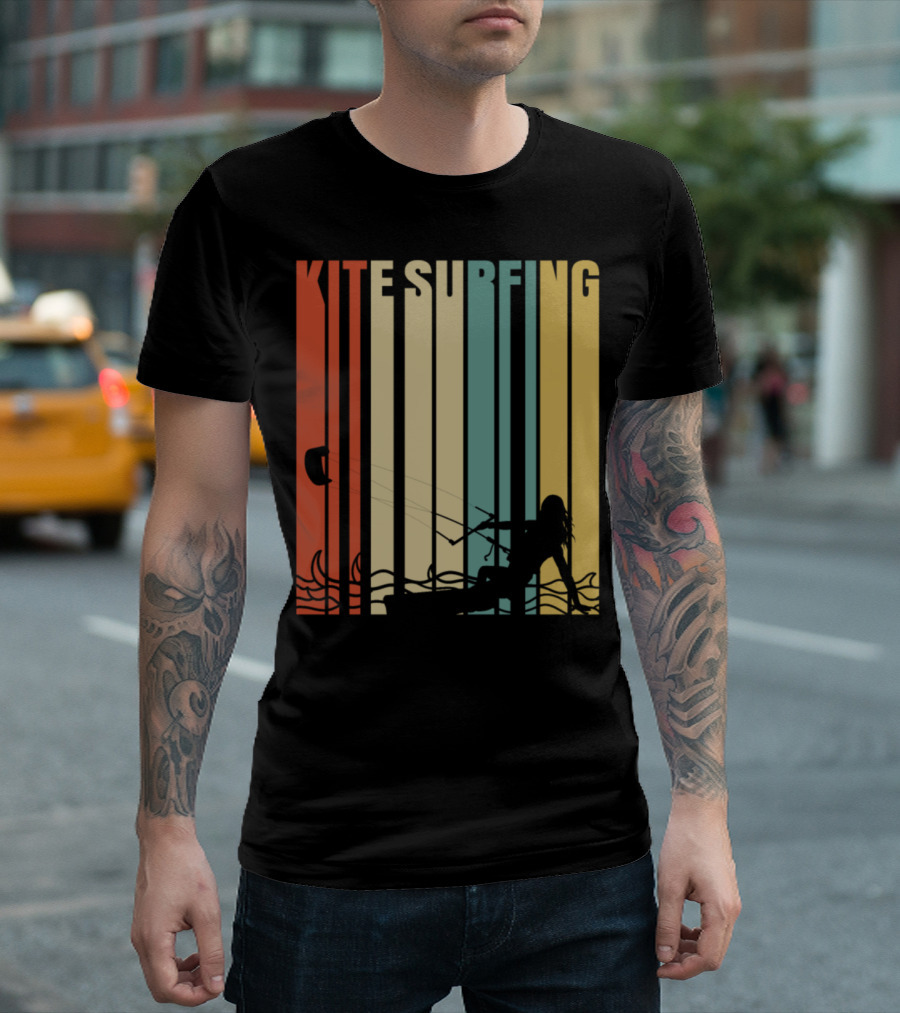 Kite Surfing Strong Air Lessons Eastern Vintage T-Shirt