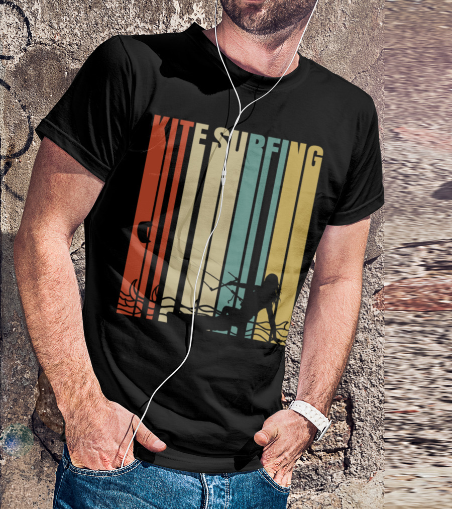 Kite Surfing Strong Air Lessons Eastern Vintage T-Shirt