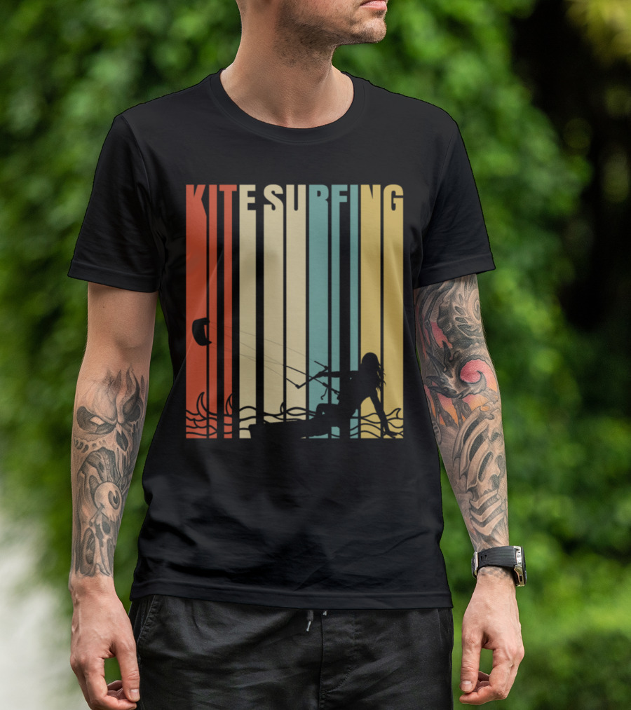 Kite Surfing Strong Air Lessons Eastern Vintage T-Shirt