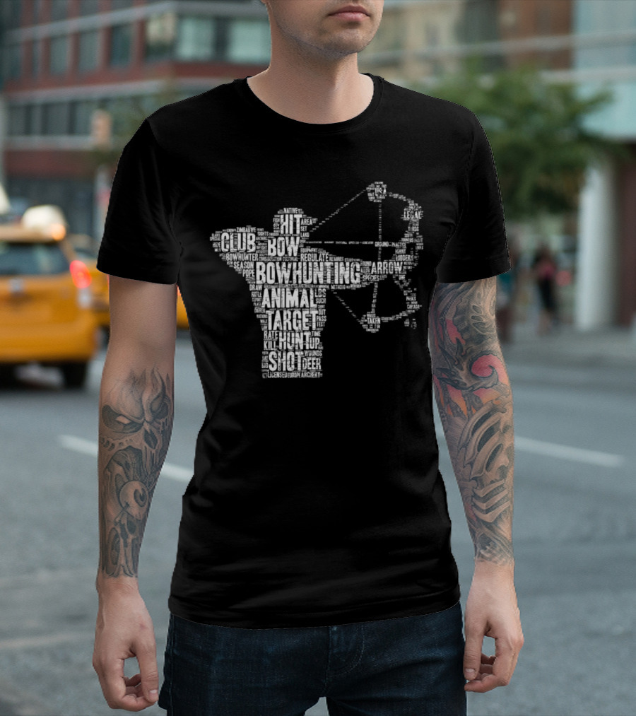 Bowhunting Target Animal Club Arrow Shot T-Shirt