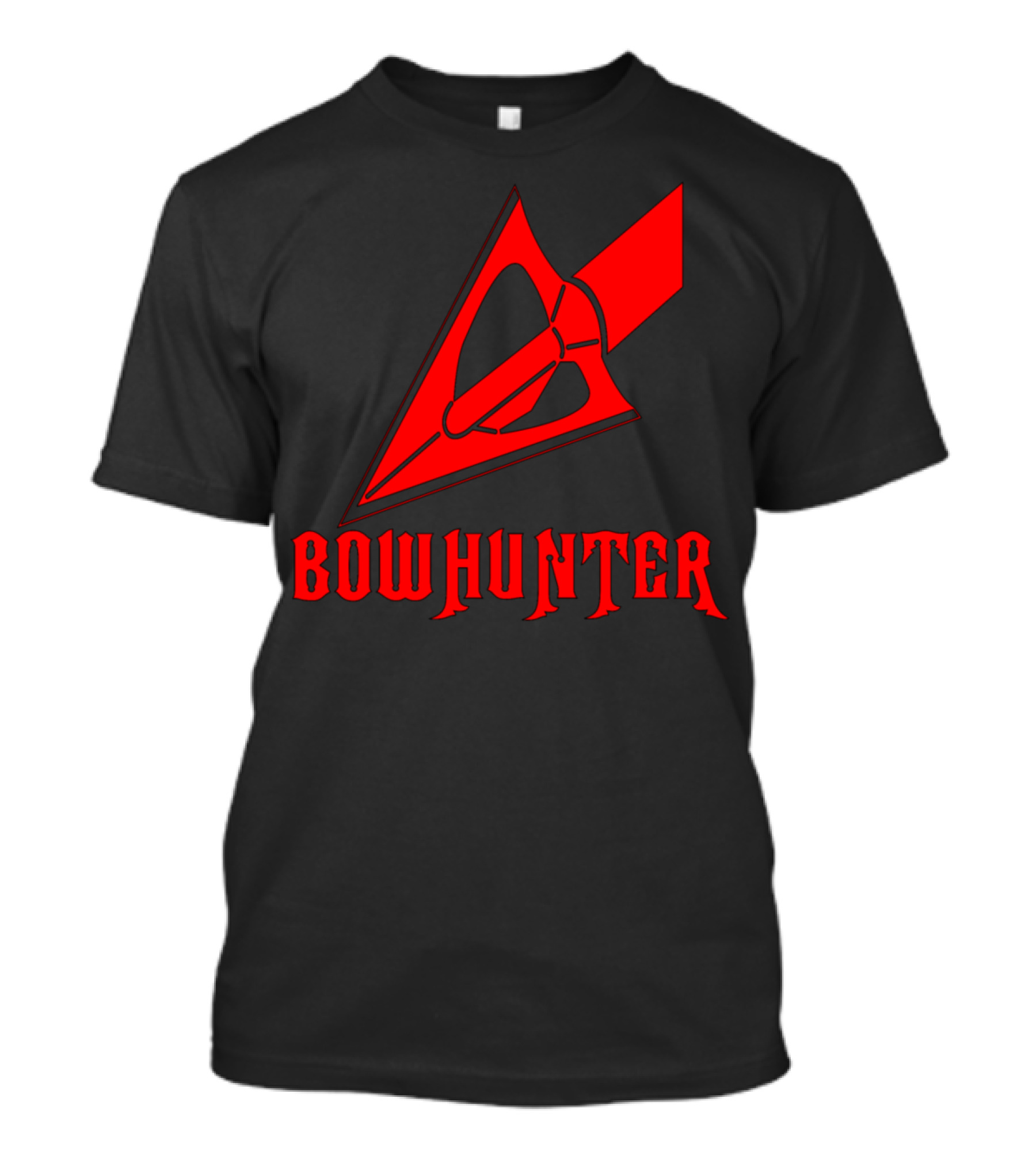 Bowhunter Red Broadhead Arrowhead T-Shirt