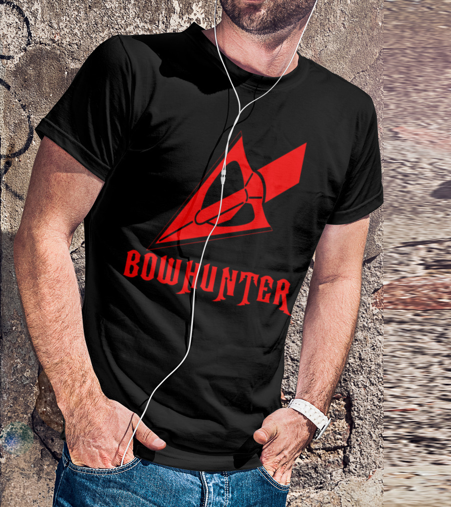 Bowhunter Red Broadhead Arrowhead T-Shirt