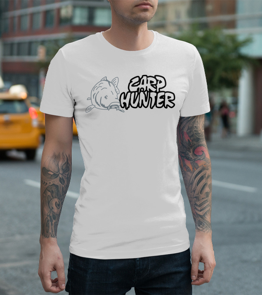 Carp Hunter Fish Underwater Animal Hunter Carp Hunter T-Shirt