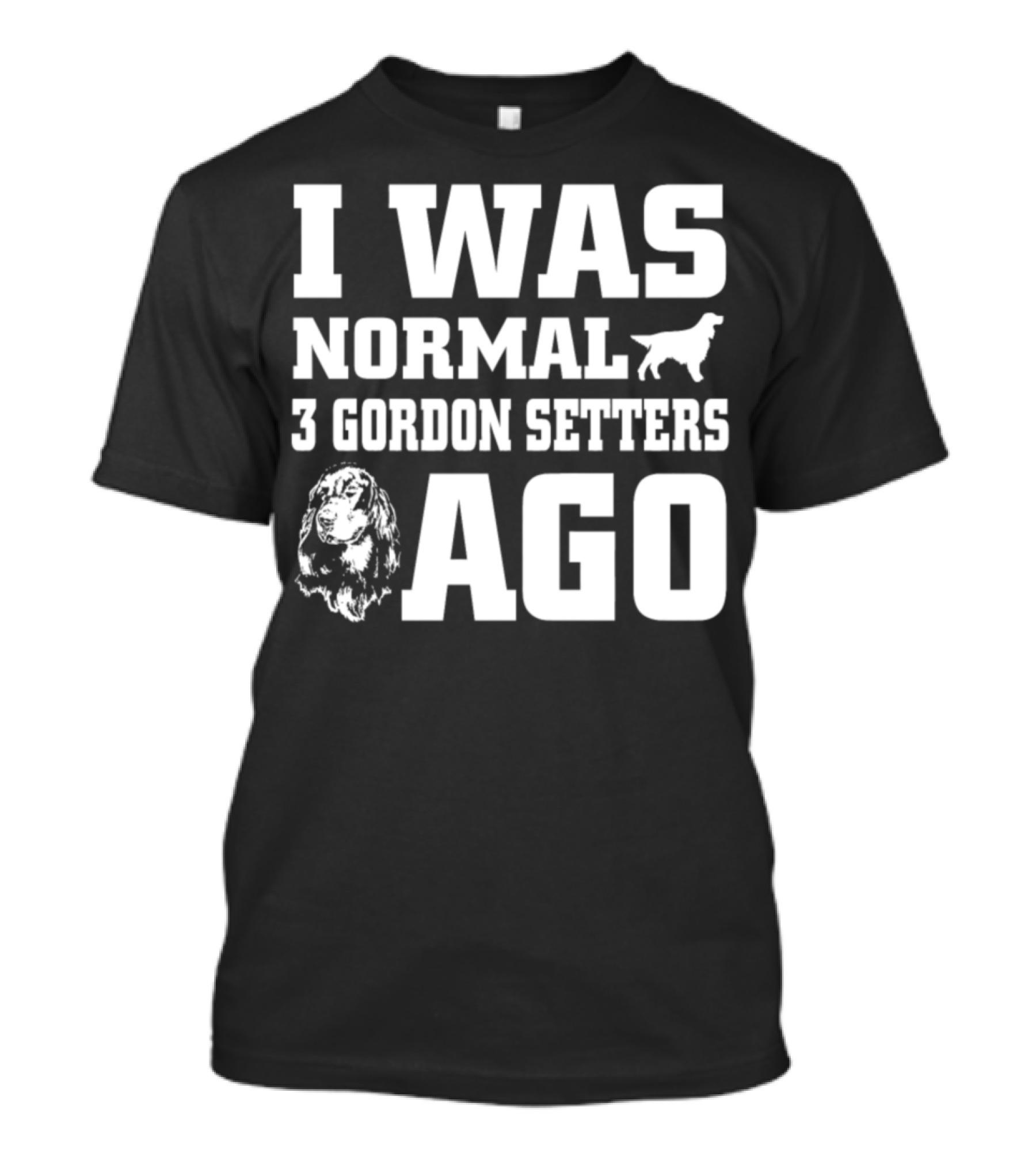 I Was Normal 3 Gordon Setters Ago T-Shirt