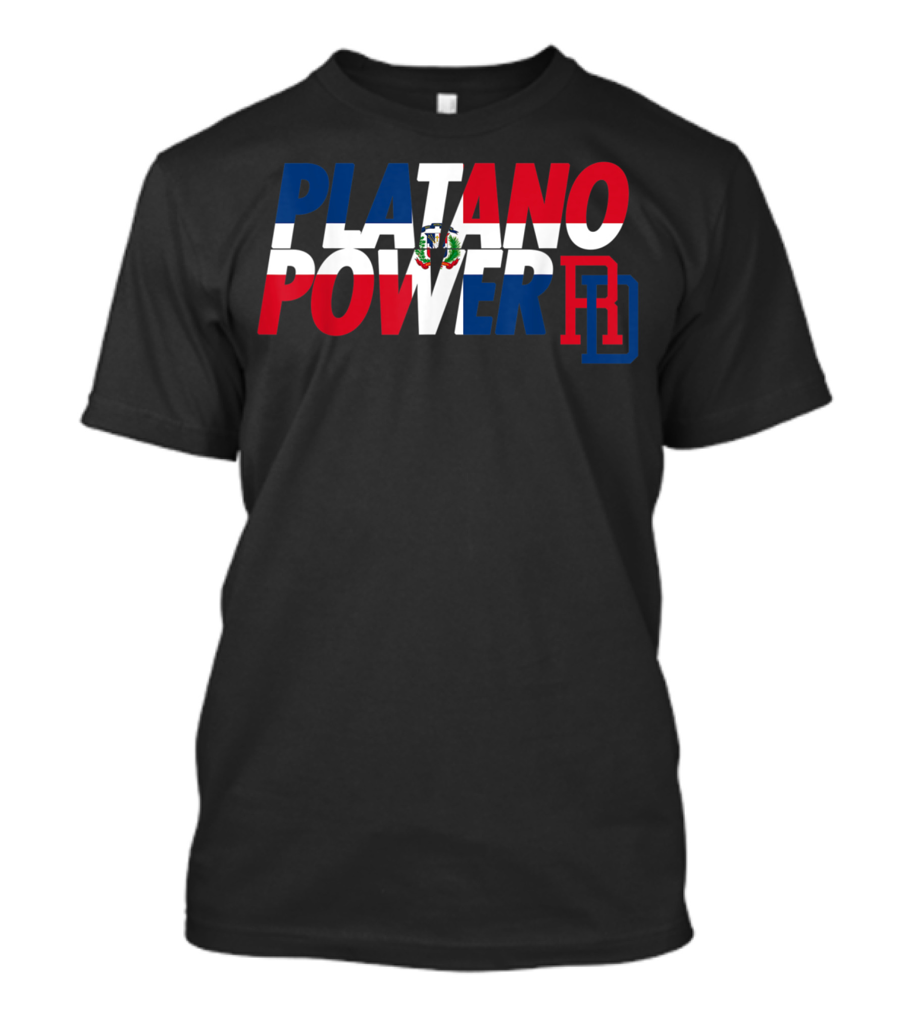 Platano Power Dominican Republic RD Baseball Team Support T-Shirt