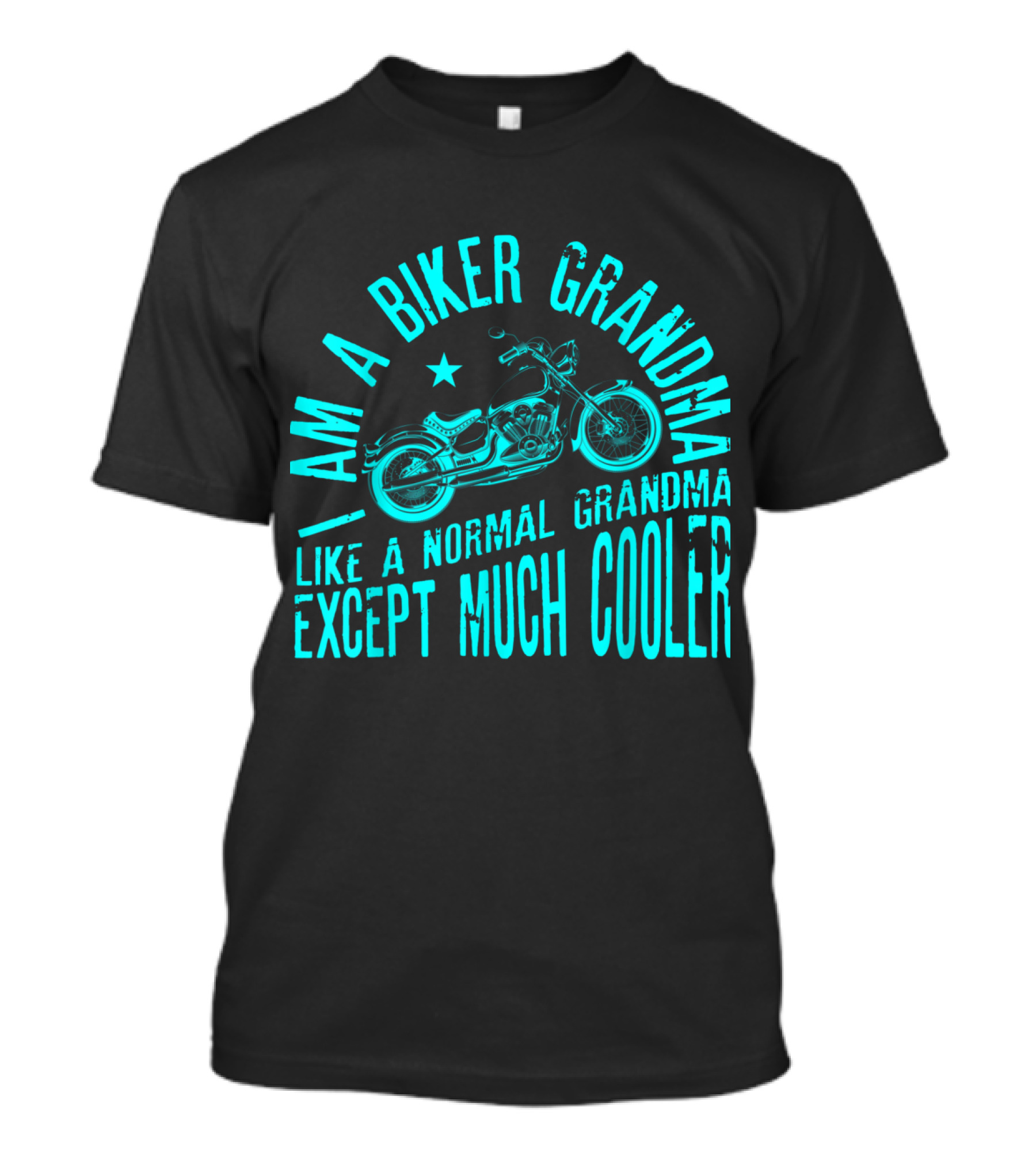 I Am A Biker Grandma Like A Normal Grandma Except Much Cooler Motorcycle Riding T-Shirt