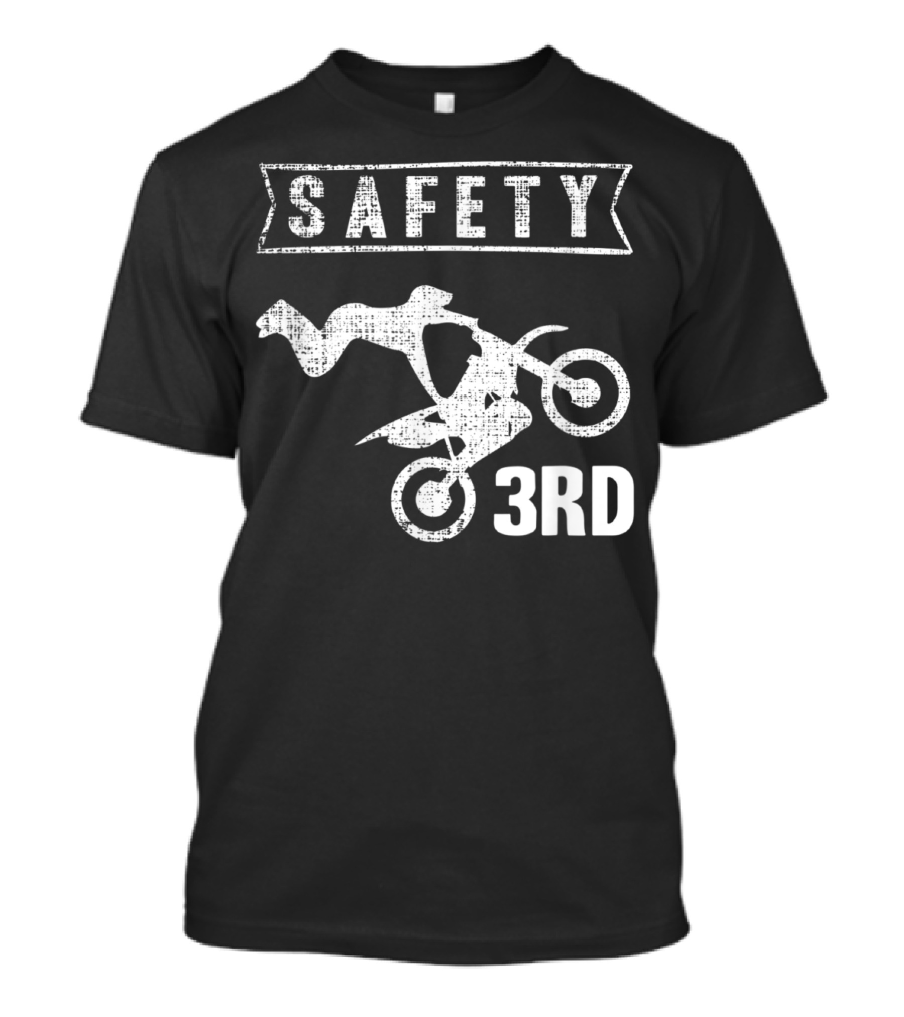 Safety 3rd Motocross Rider Stunt T-Shirt