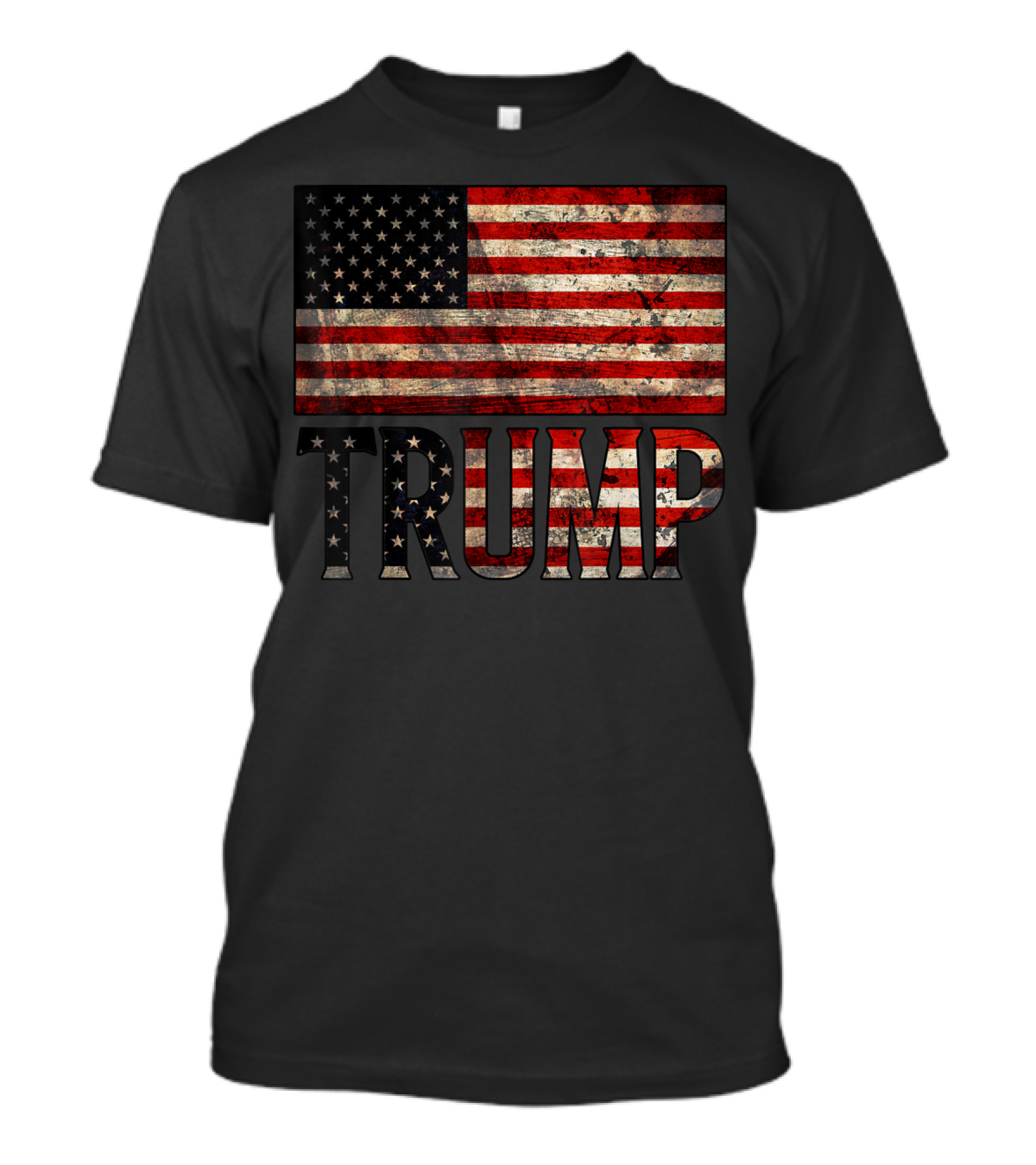 Trump Flag USA American Supporter T-Shirt