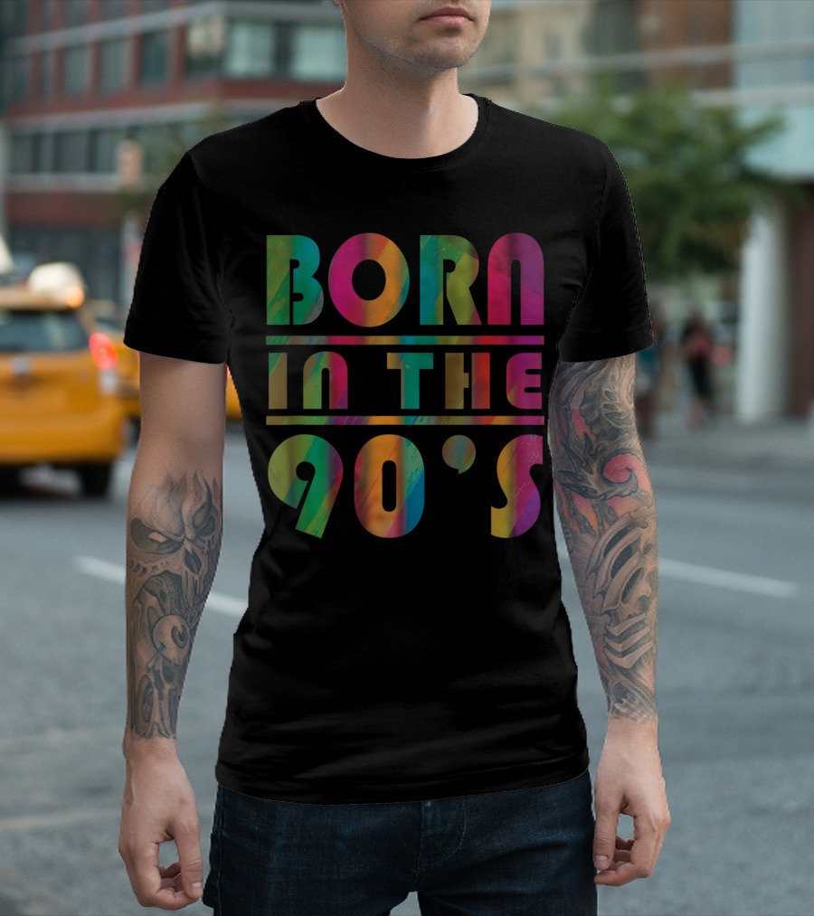 Born In The 90s Nineties Vibrant T-Shirt