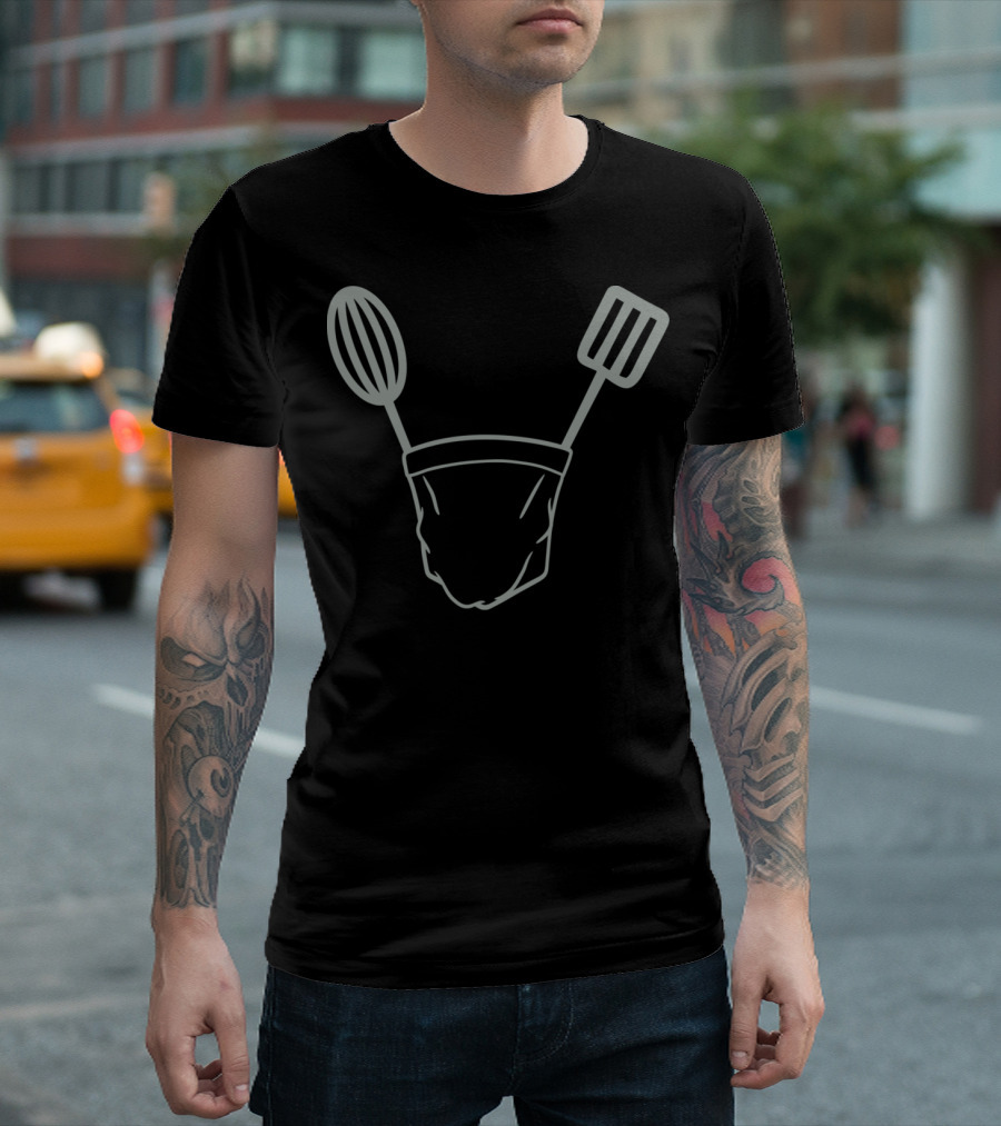 Whisk Spatula Cooking Cook Chef Champion BBQ Kitchen T-Shirt