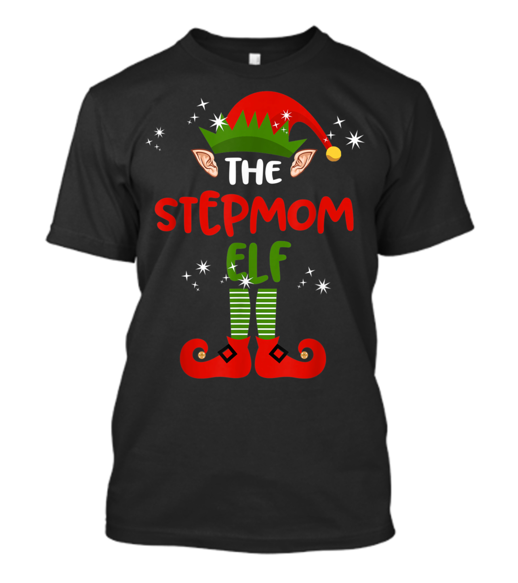 THE STEPMOM ELF Christmas T-Shirt
