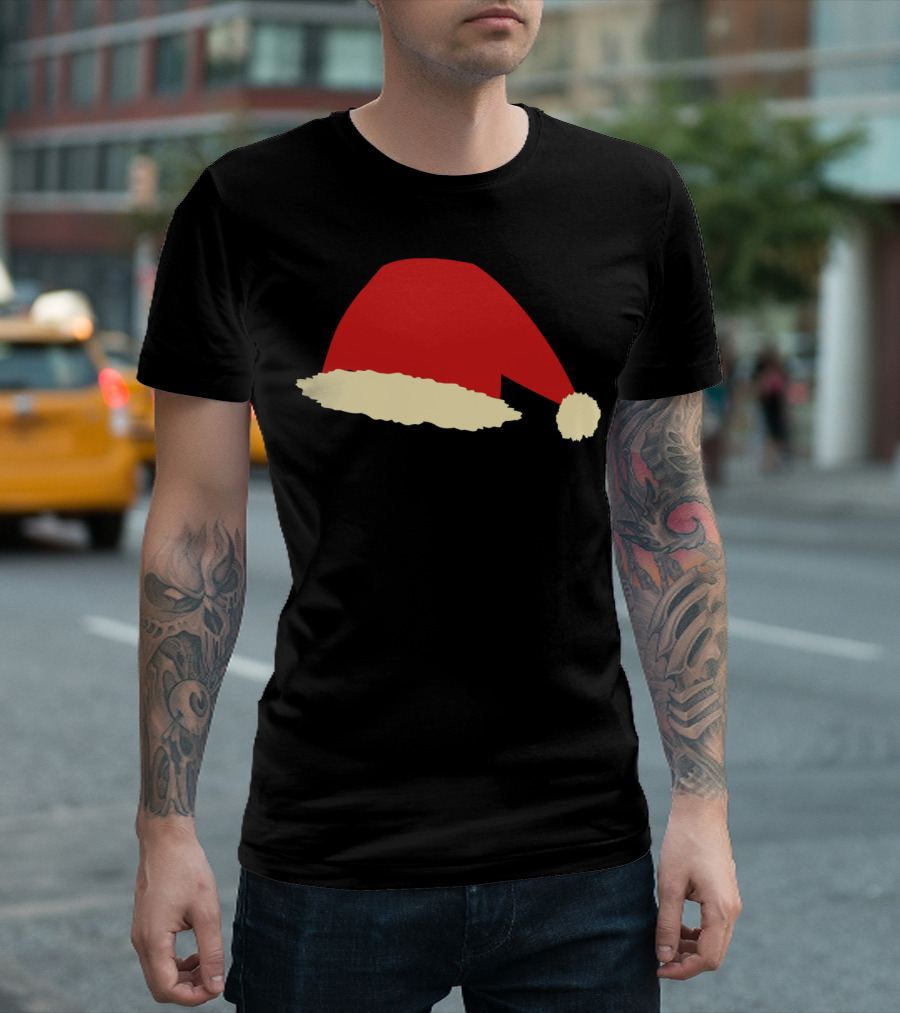 Santa Hat Classic Red And White Holiday T-Shirt