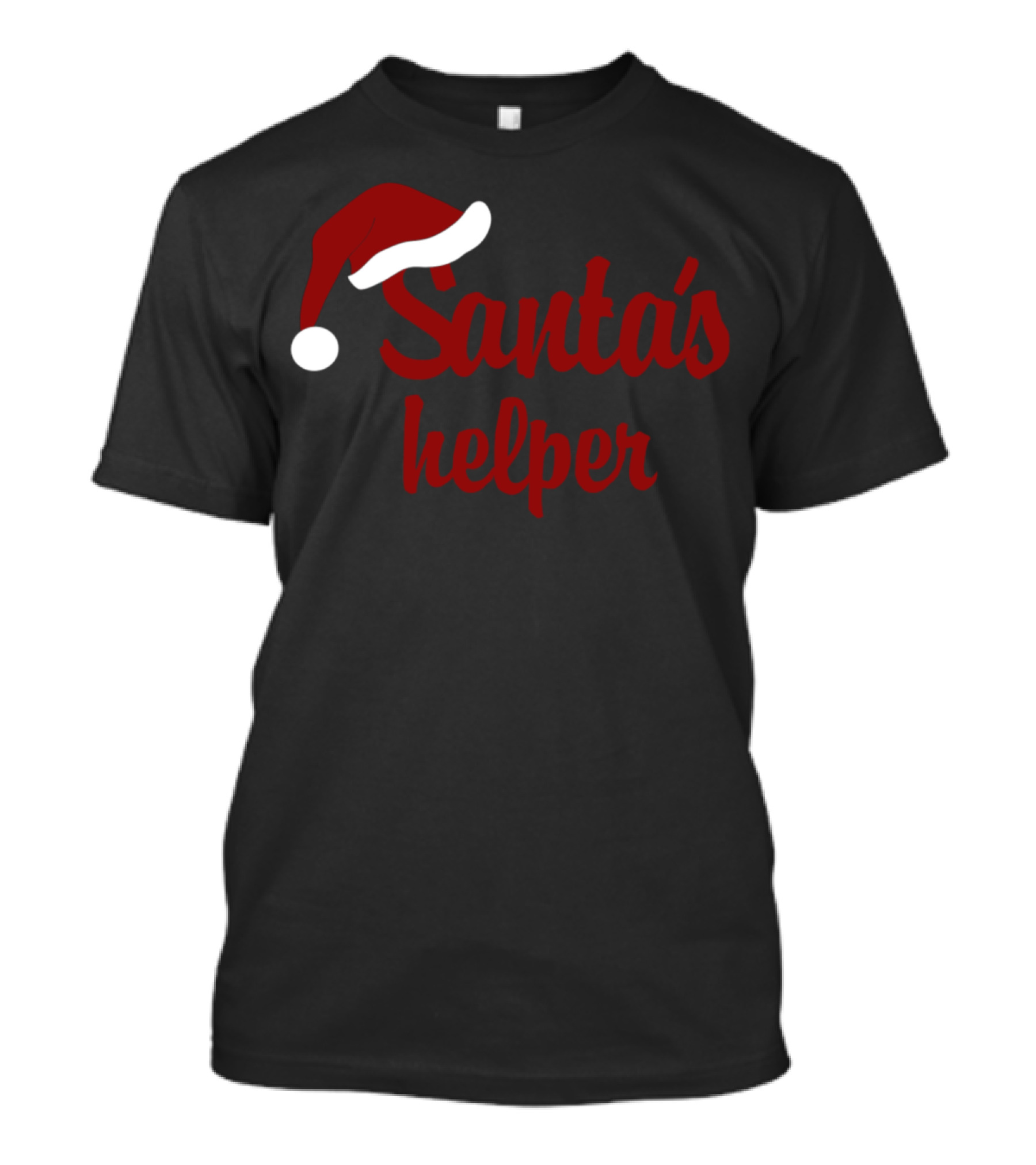 Santa's Helper Xmas Advent Hat T-Shirt